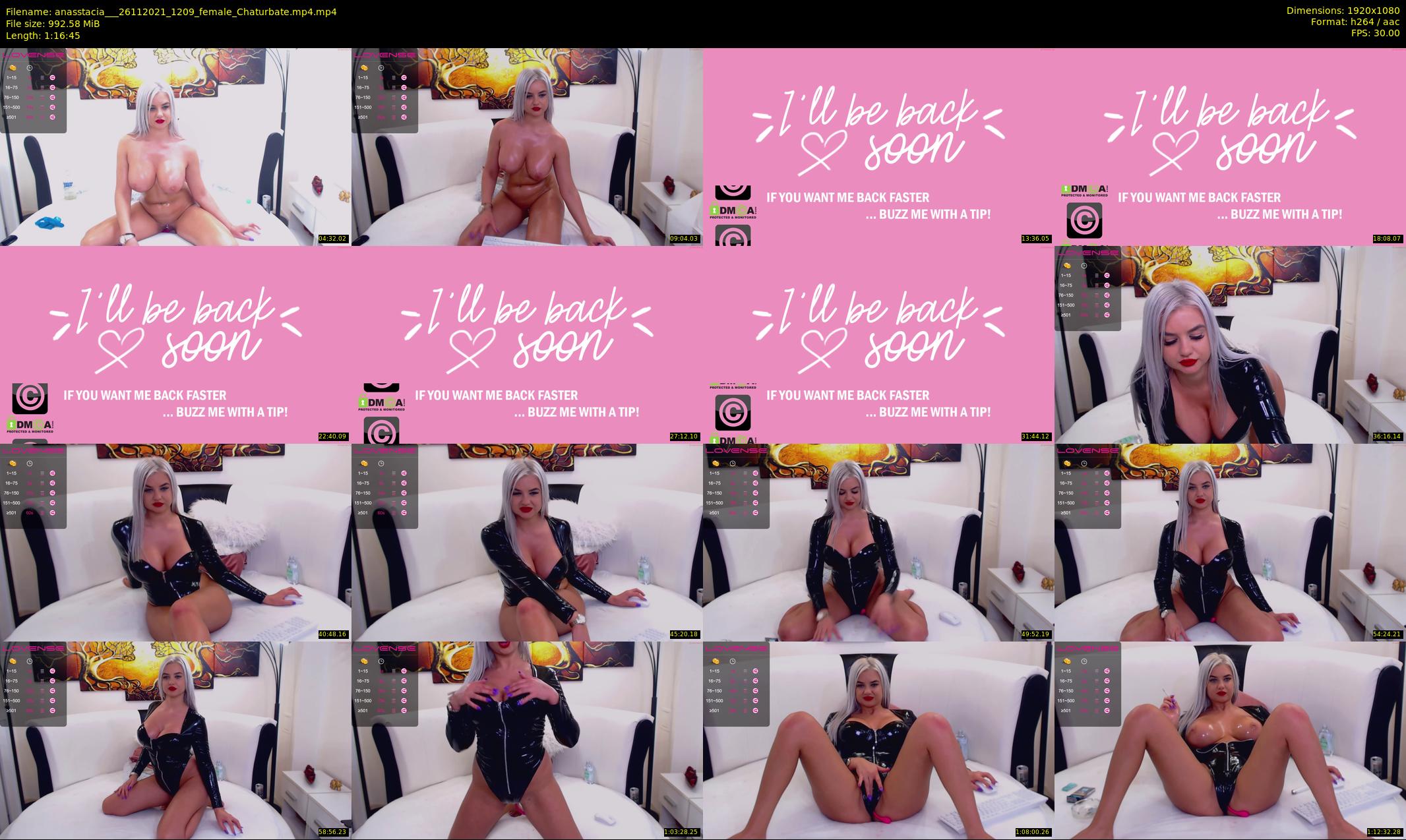 anasstacia__ — 77 minute Chaturbate female cam show recording, 1080p, Nov 26, 2021