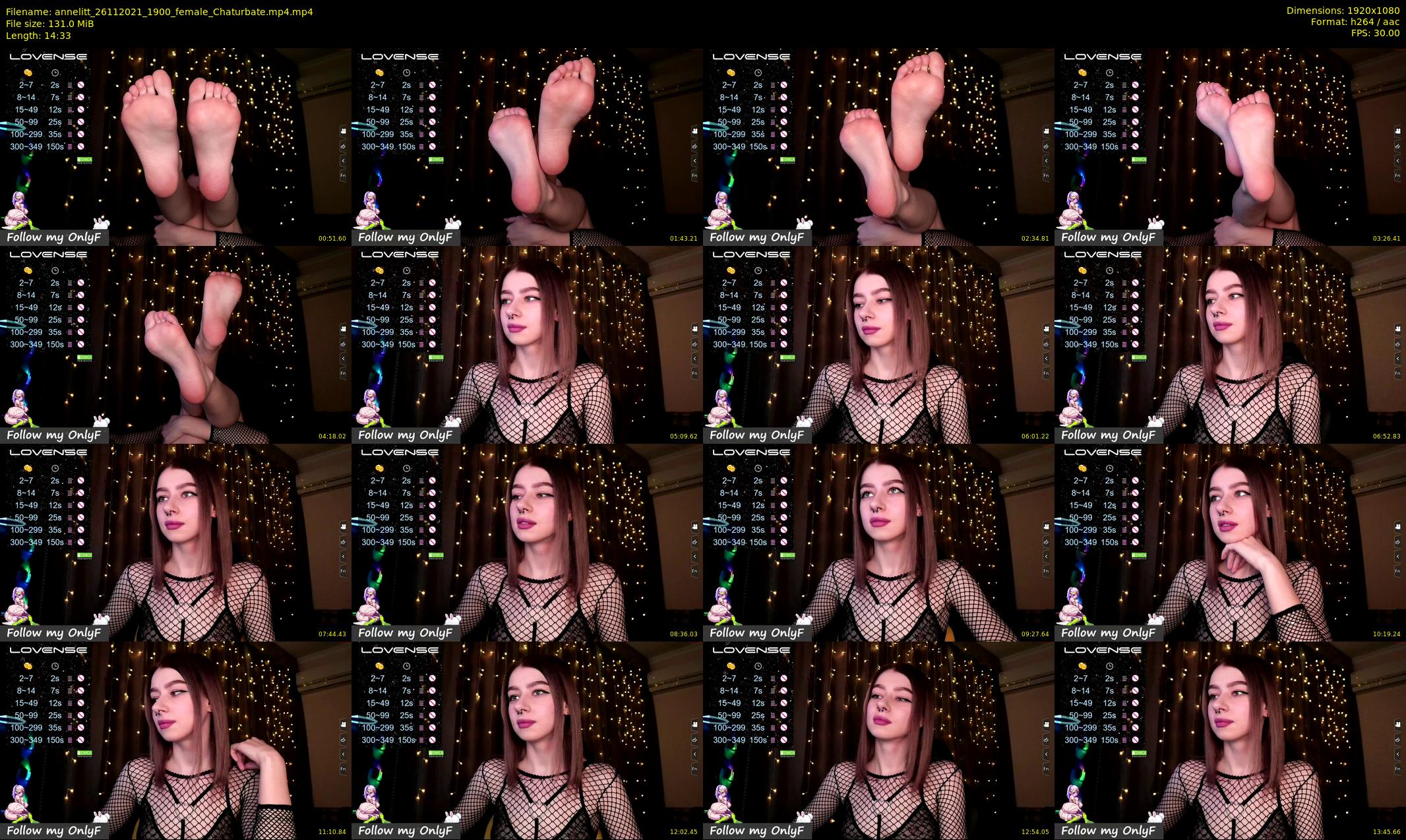annelitt — 15 minute Chaturbate female cam show recording, 1080p, Nov 26, 2021