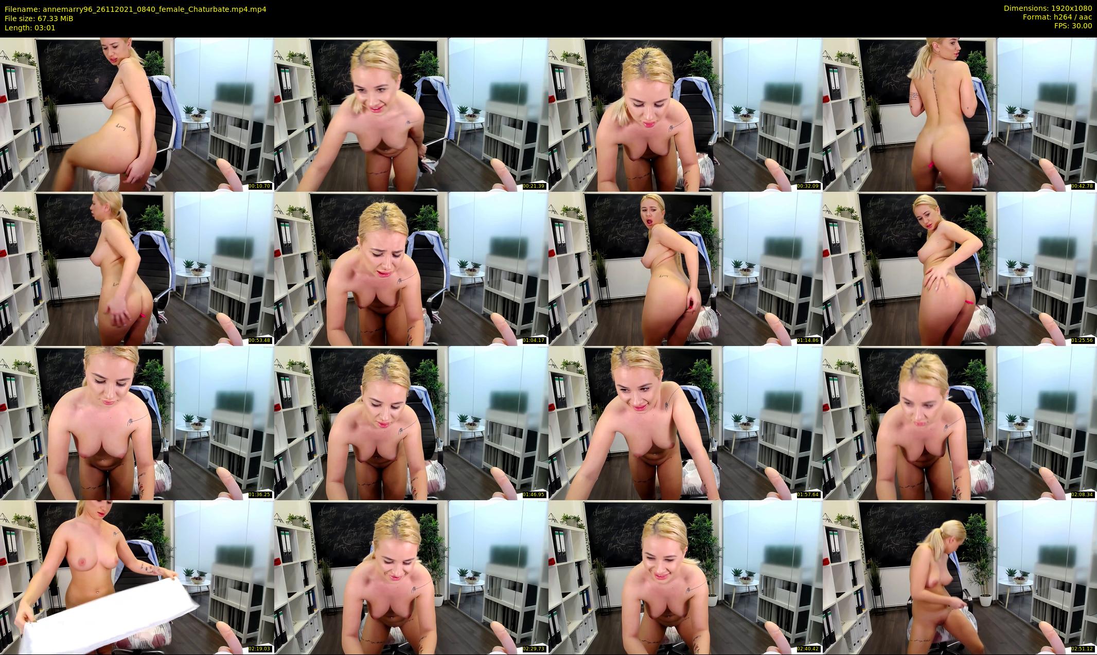 annemarry96 — 4 minute Chaturbate female cam show recording, 1080p, Nov 26, 2021
