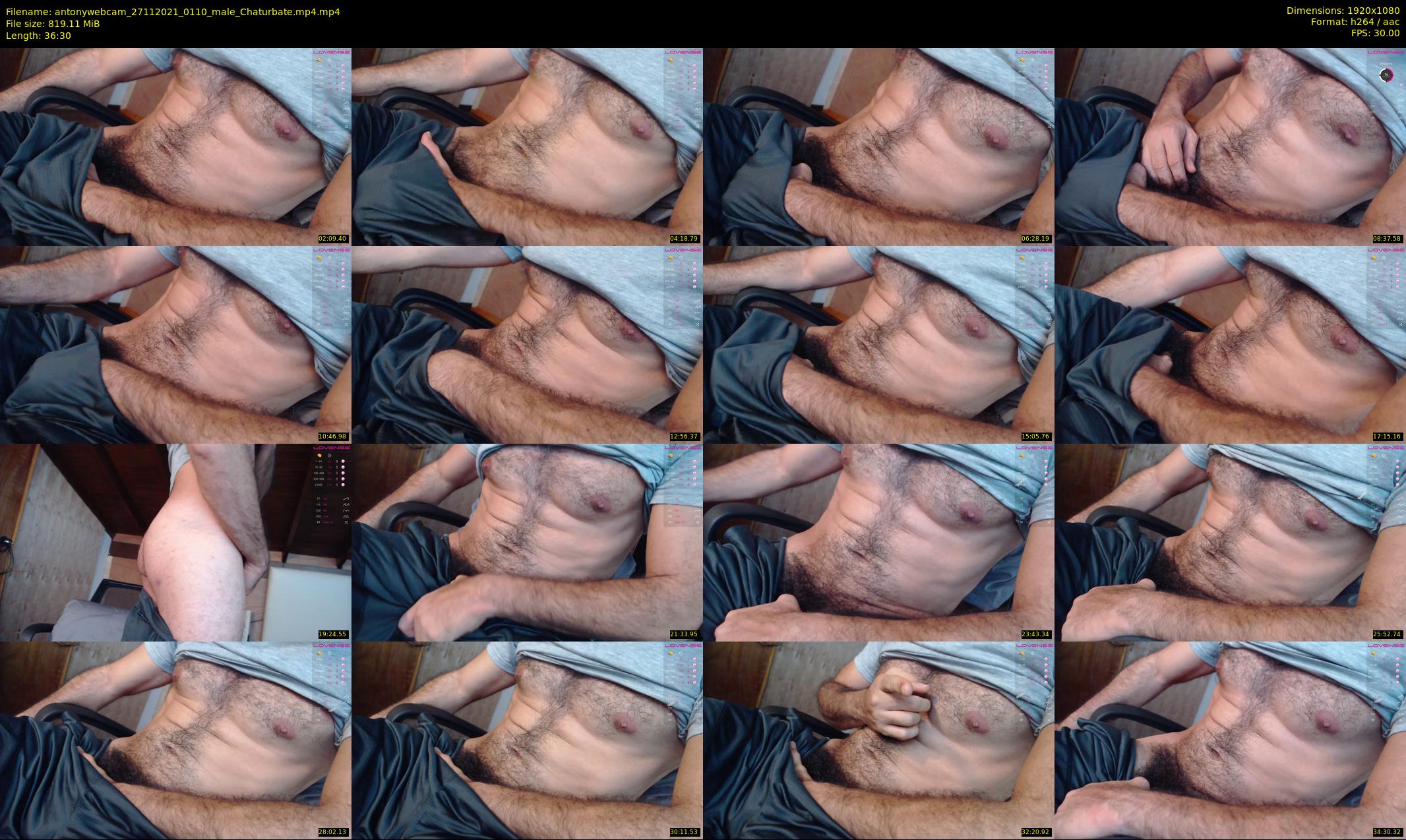antonywebcam — 37 minute Chaturbate male cam show recording, 1080p, Nov 27, 2021