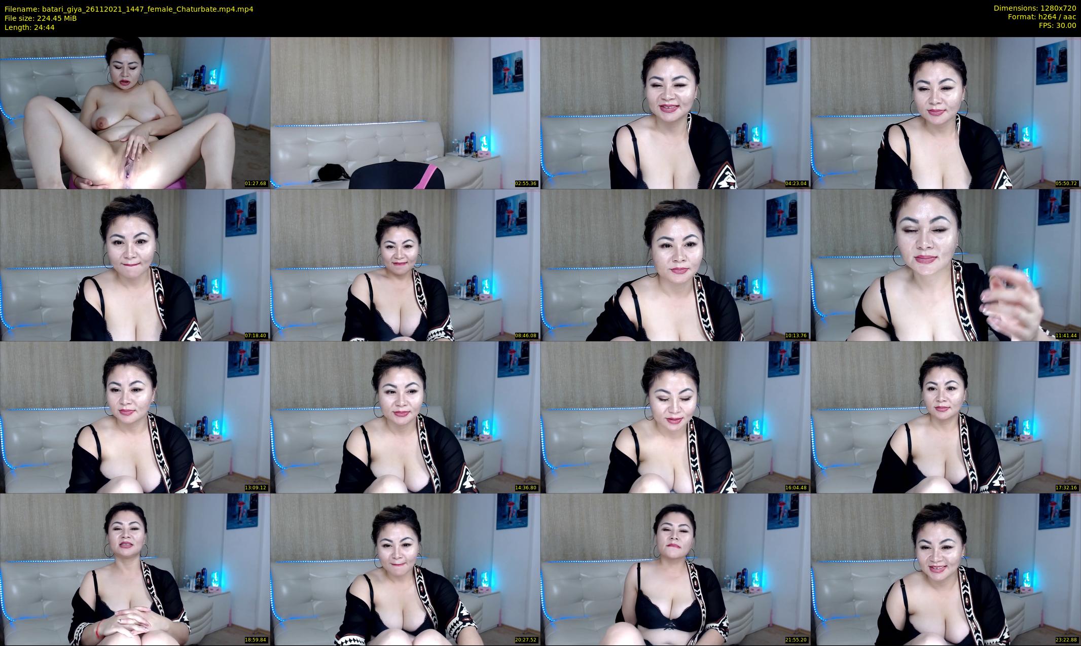 batari_giya — 25 minute Chaturbate female cam show recording, 720p, Nov 26, 2021
