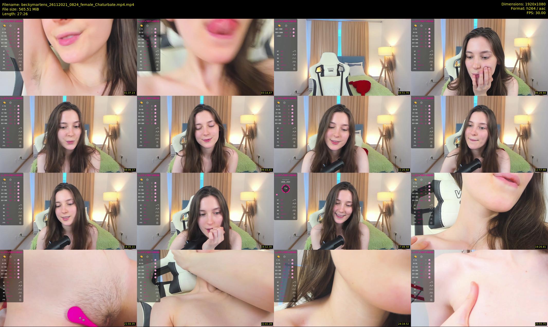 beckymartens — 28 minute Chaturbate female cam show recording, 1080p, Nov 26, 2021