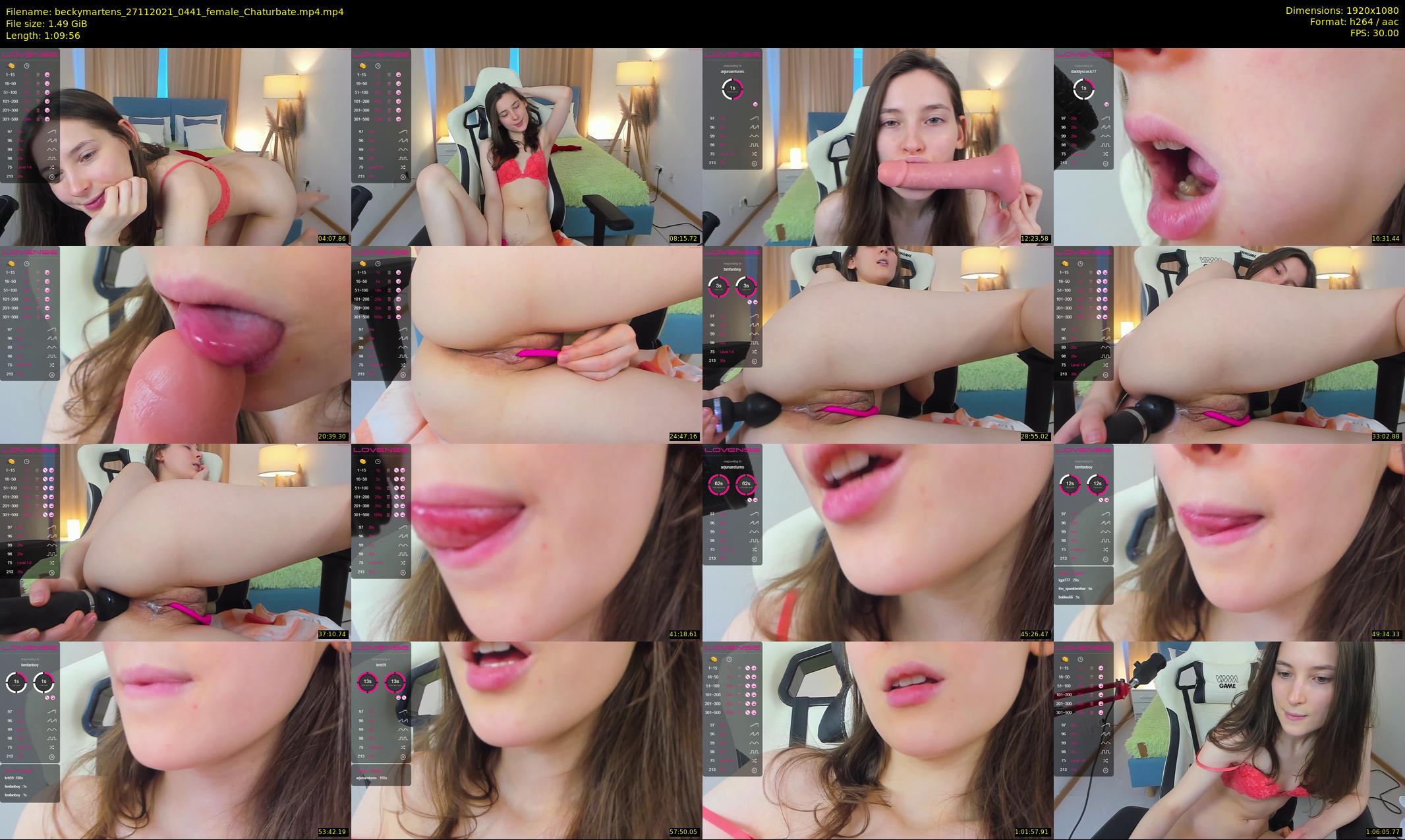 beckymartens — 70 minute Chaturbate female cam show recording, 1080p, Nov 27, 2021