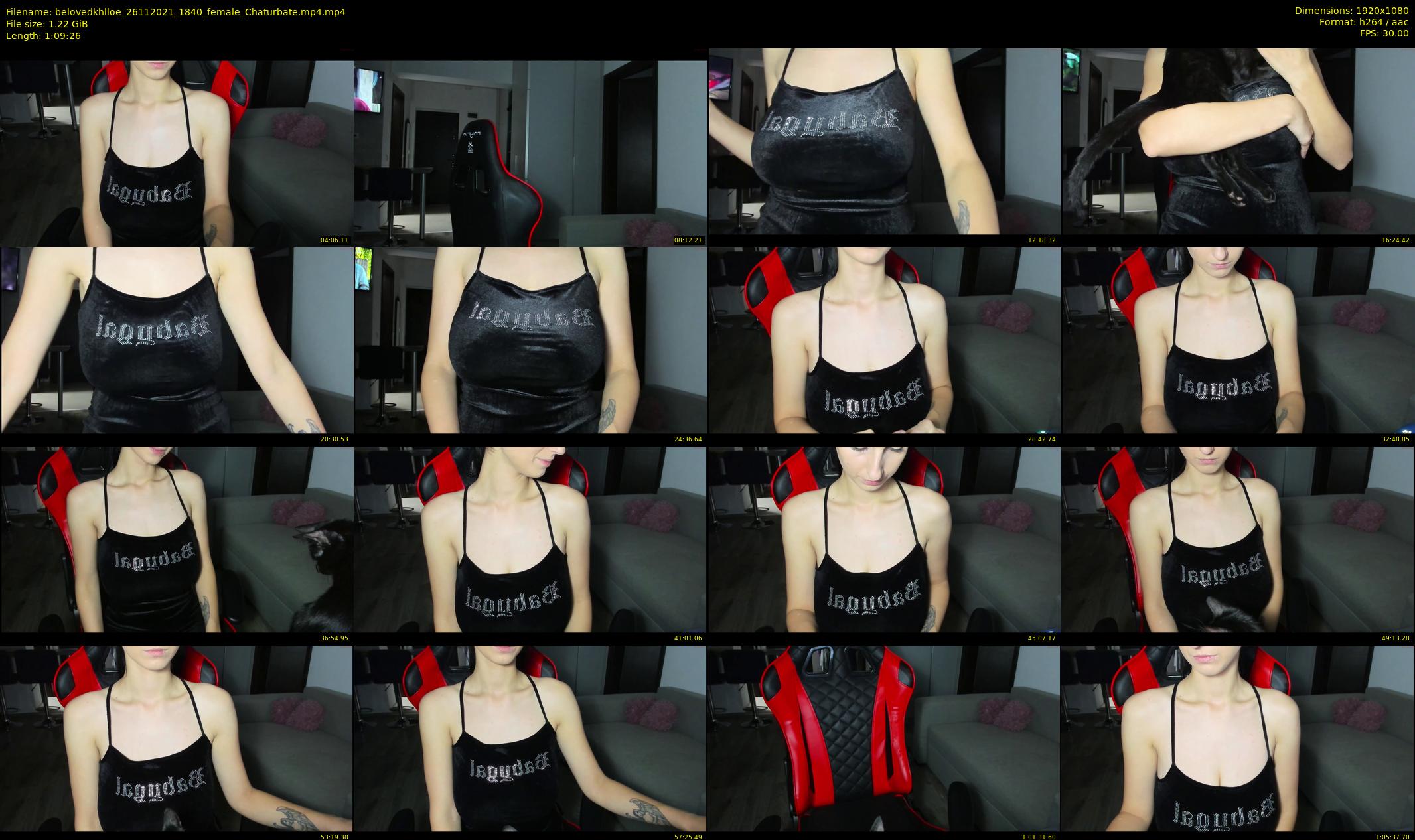 belovedkhlloe — 70 minute Chaturbate female cam show recording, 1080p, Nov 26, 2021