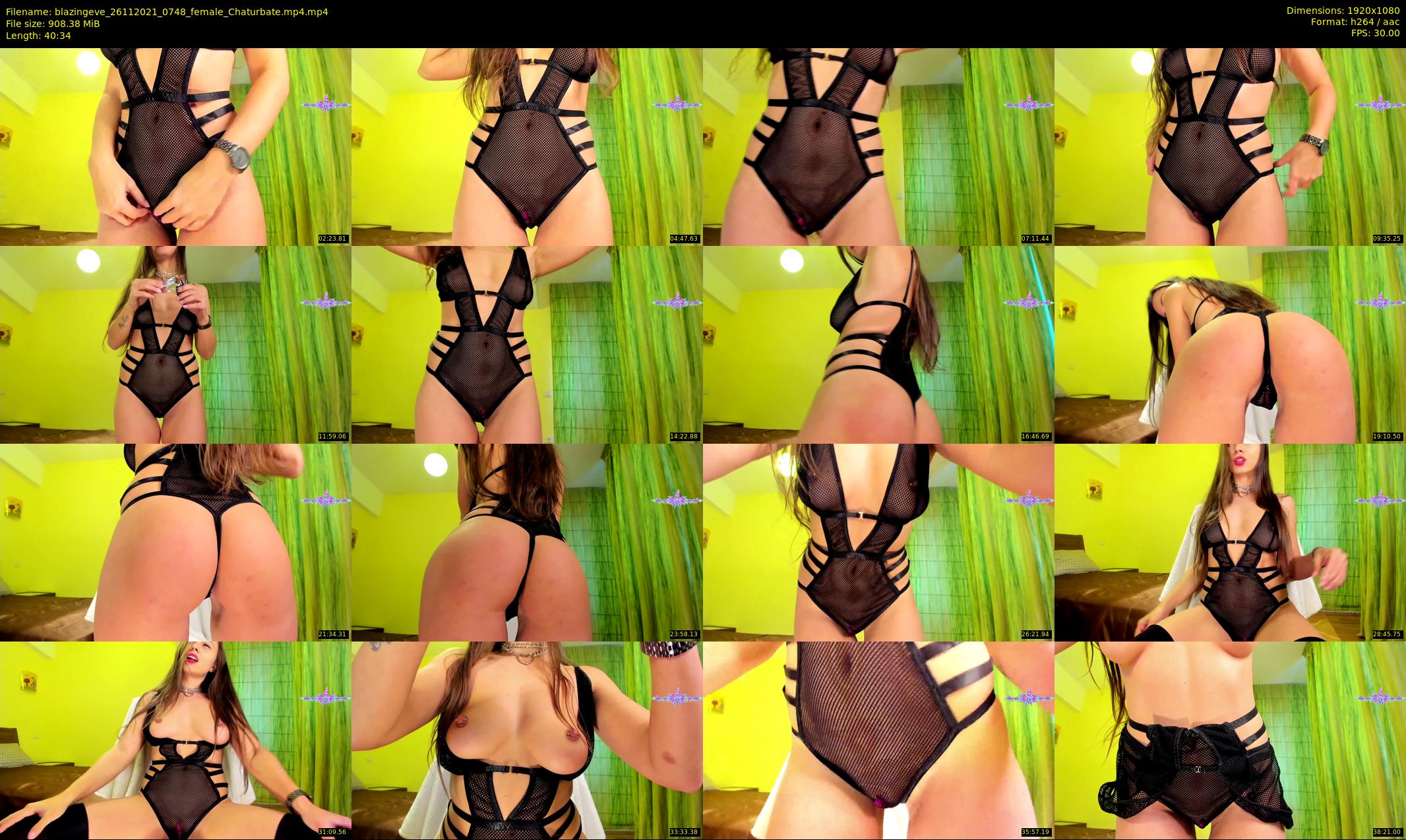 blazingeve — 41 minute Chaturbate female cam show recording, 1080p, Nov 26, 2021