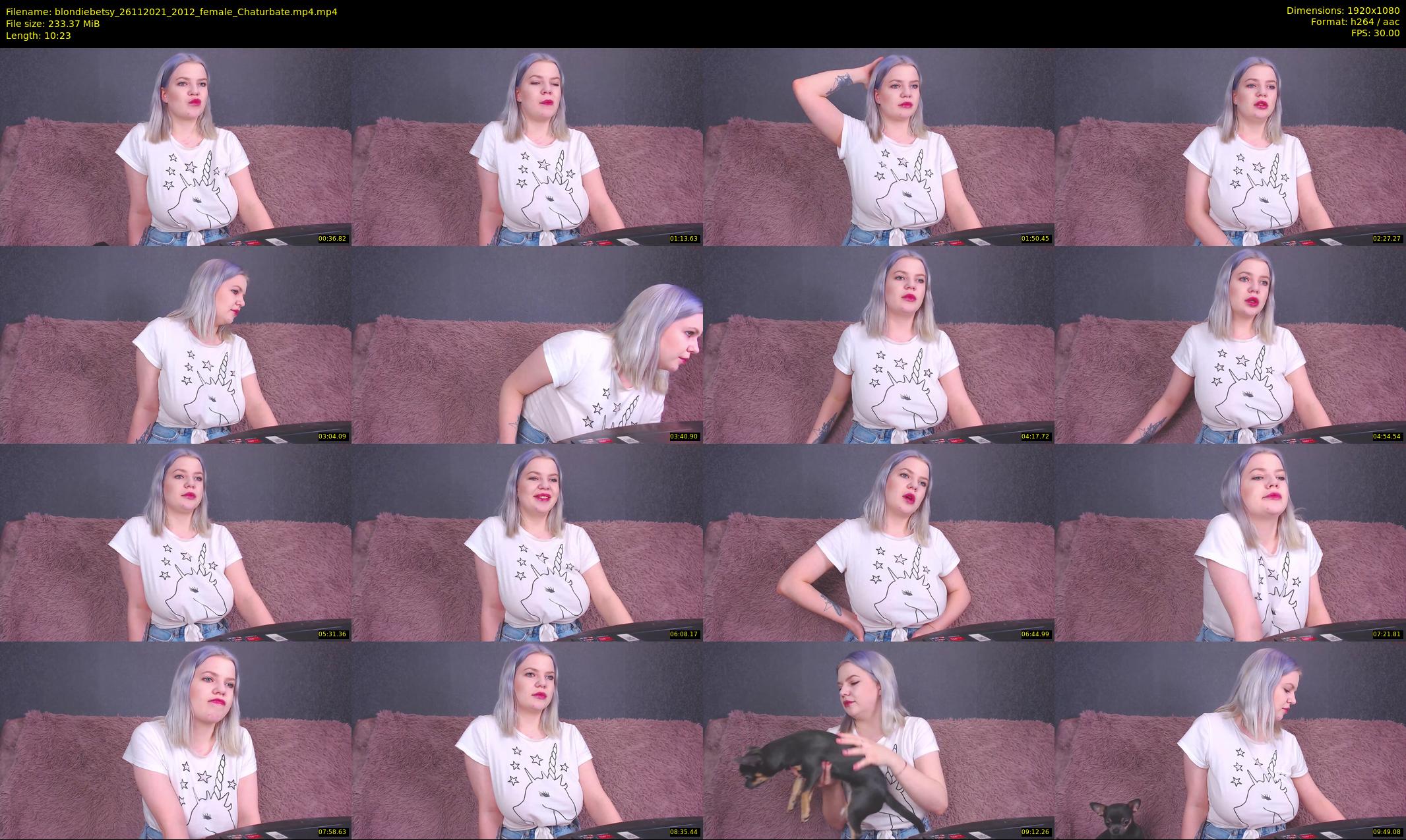 blondiebetsy — 11 minute Chaturbate female cam show recording, 1080p, Nov 26, 2021