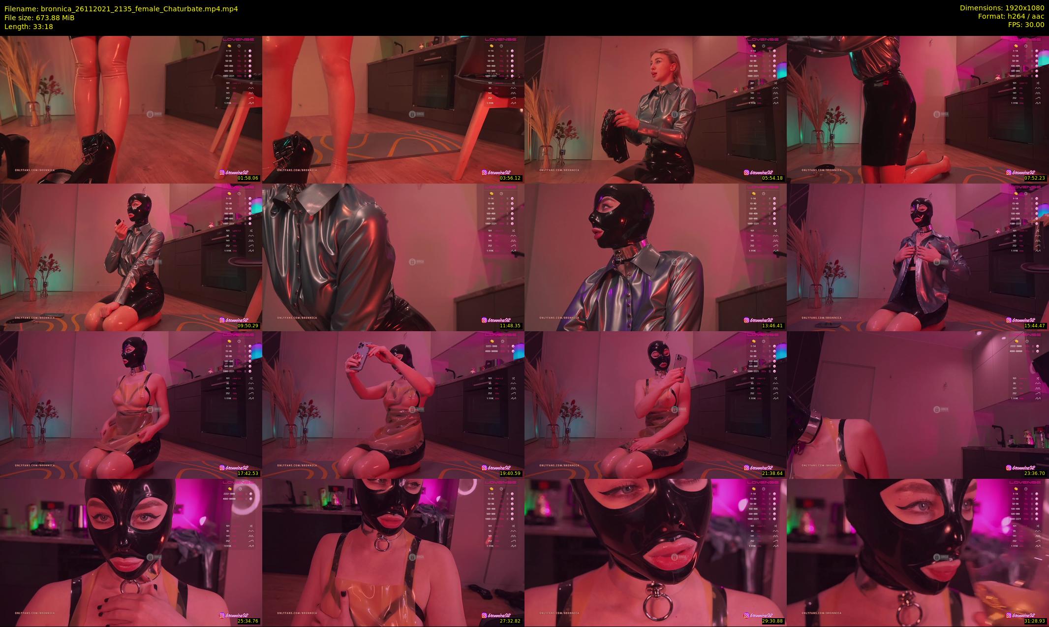 bronnica — 34 minute Chaturbate female cam show recording, 1080p, Nov 26, 2021