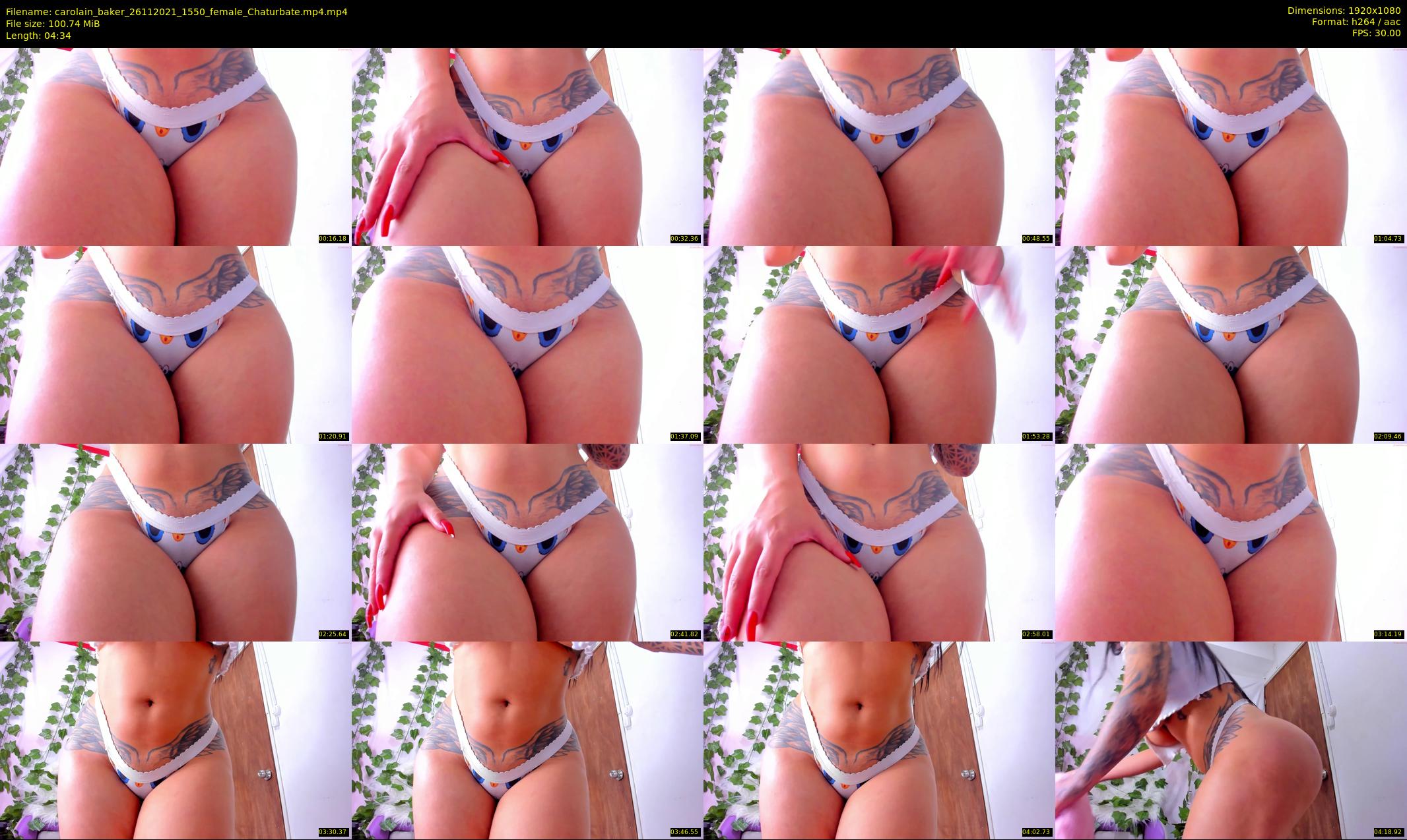 carolain_baker — 5 minute Chaturbate female cam show recording, 1080p, Nov 26, 2021