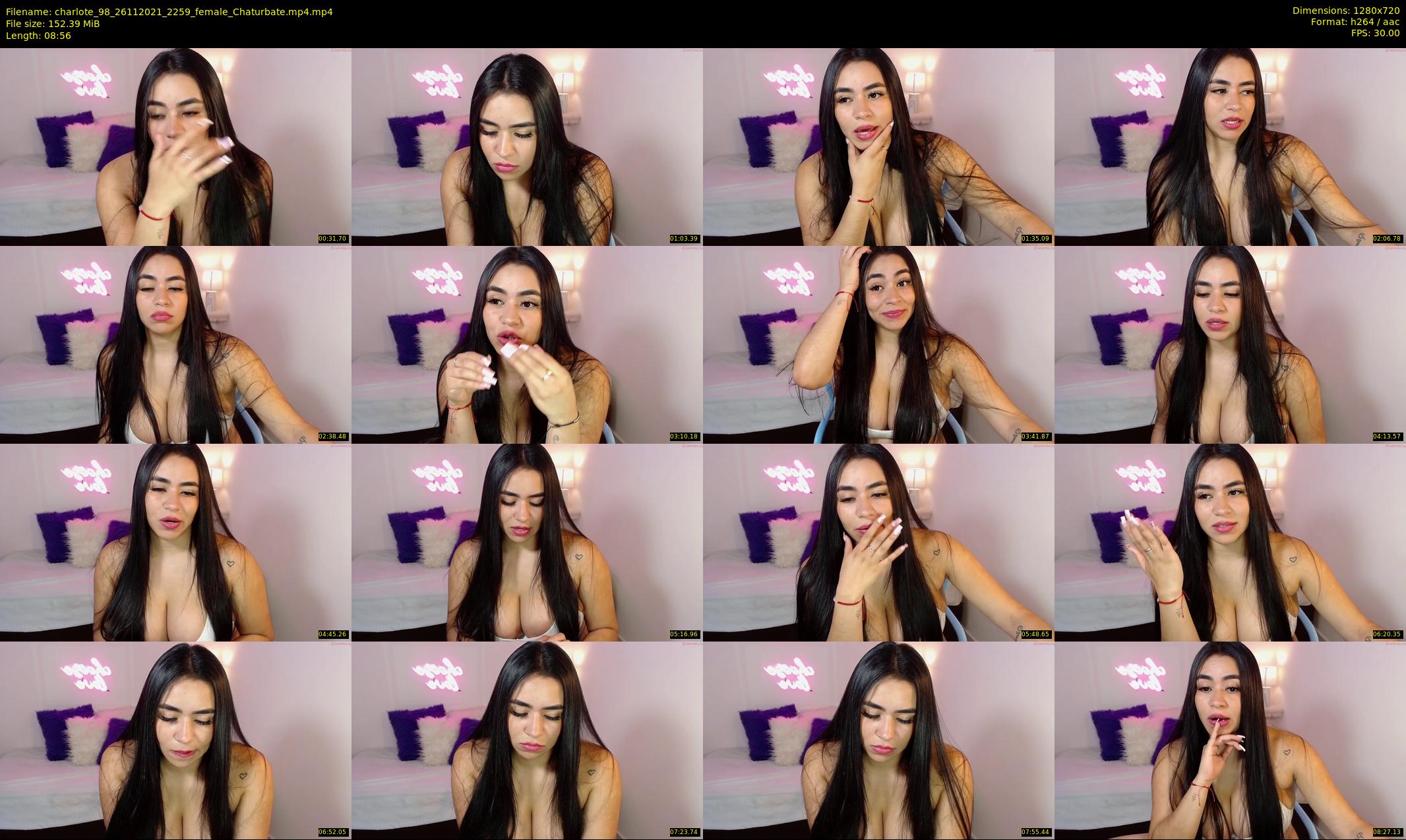 charlote_98 — 9 minute Chaturbate female cam show recording, 720p, Nov 26, 2021