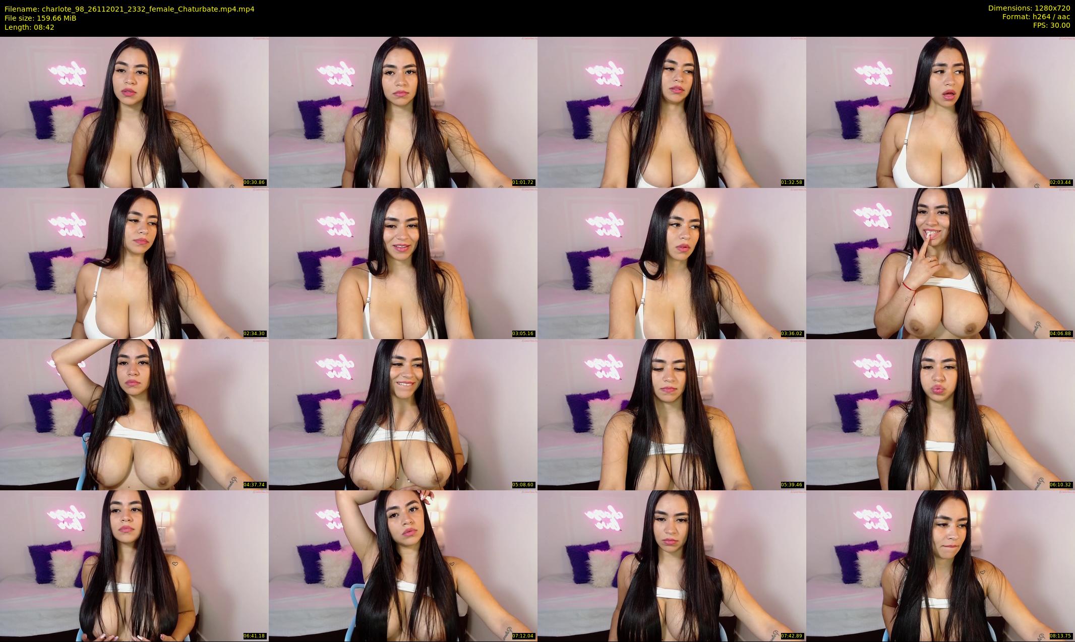 charlote_98 — 9 minute Chaturbate female cam show recording, 720p, Nov 26, 2021