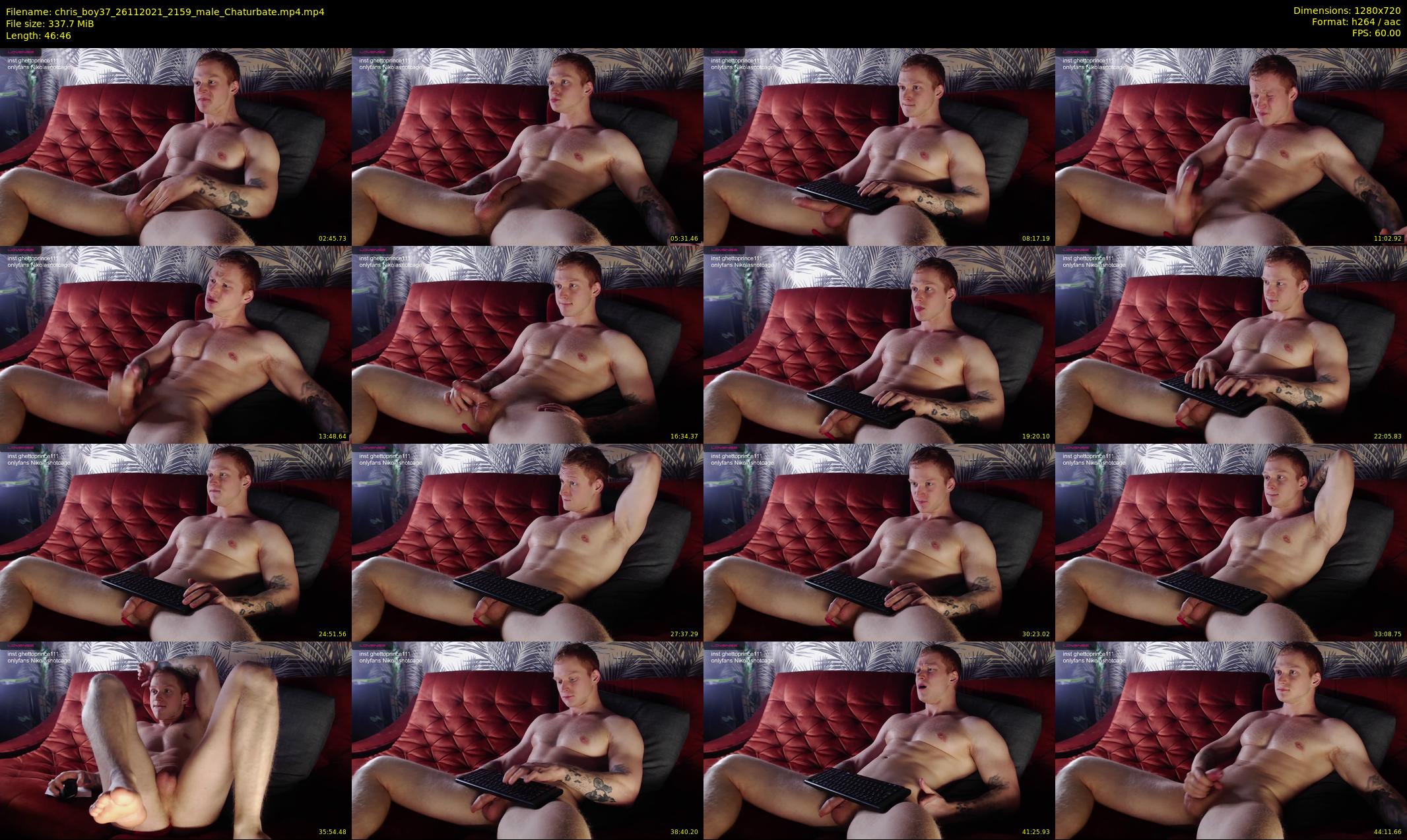 chris_boy37 — 47 minute Chaturbate male cam show recording, 720p, Nov 26, 2021