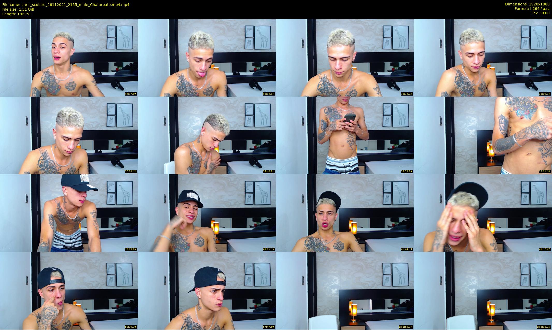 chris_scolaro — 70 minute Chaturbate male cam show recording, 1080p, Nov 26, 2021