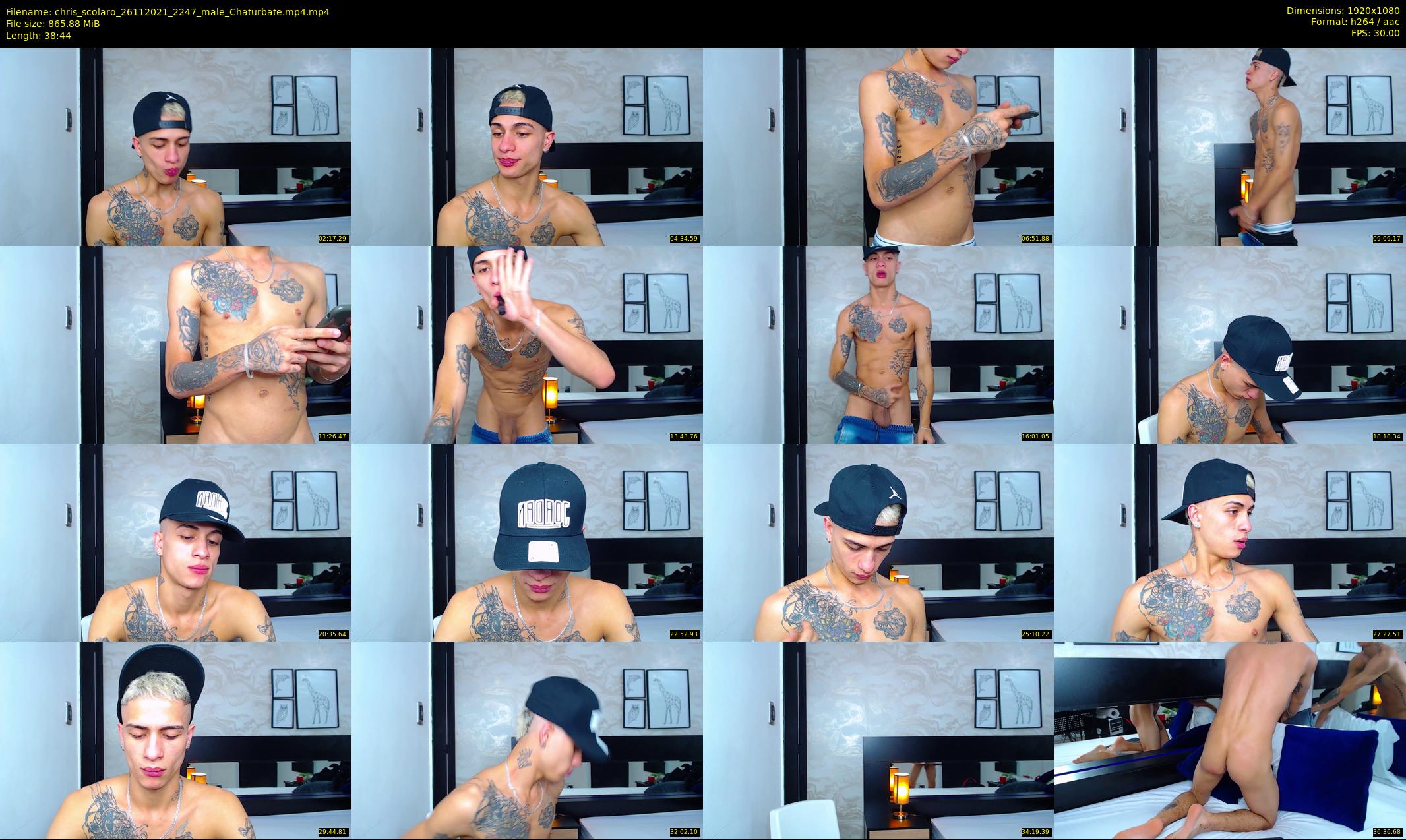 chris_scolaro — 39 minute Chaturbate male cam show recording, 1080p, Nov 26, 2021