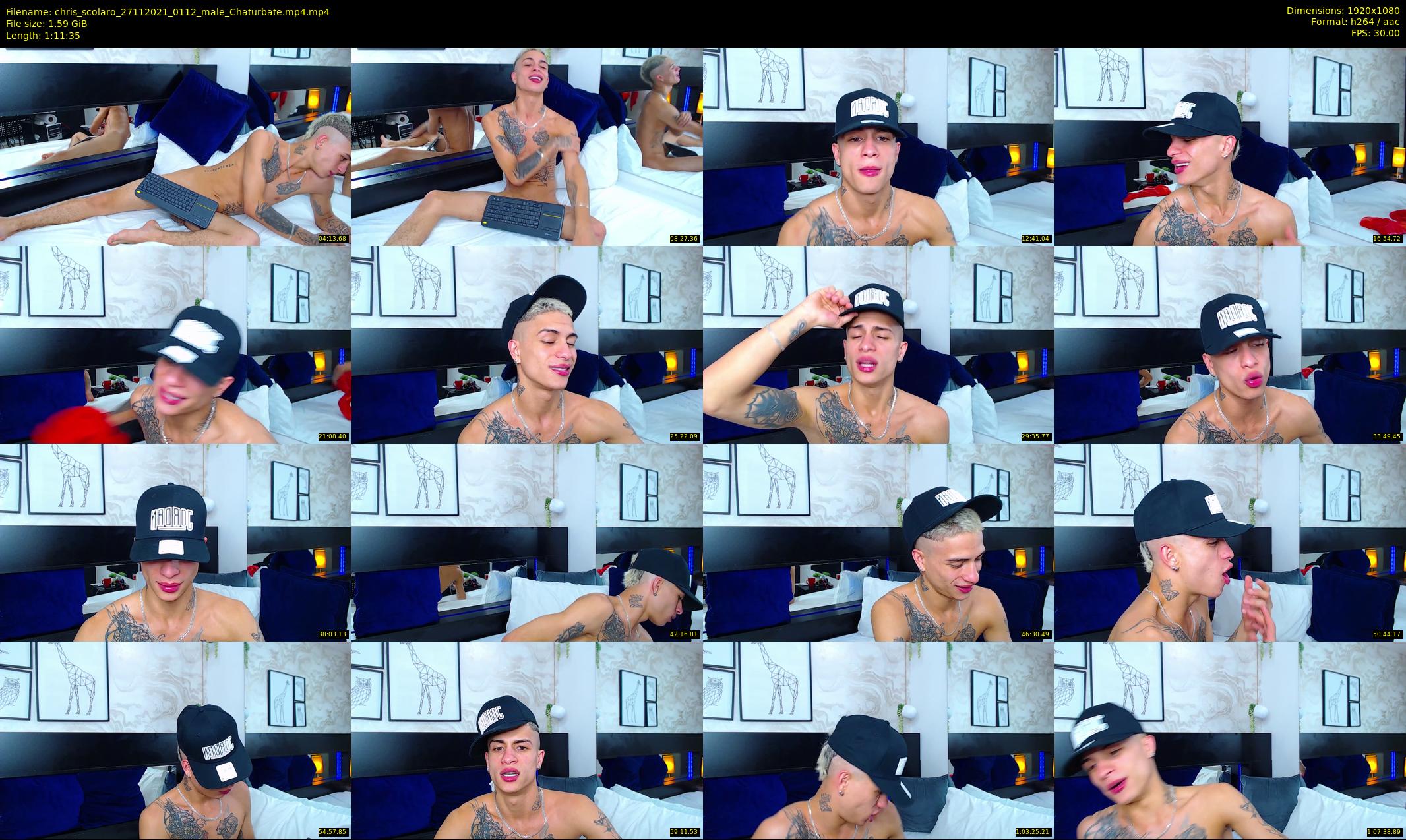 chris_scolaro — 72 minute Chaturbate male cam show recording, 1080p, Nov 27, 2021