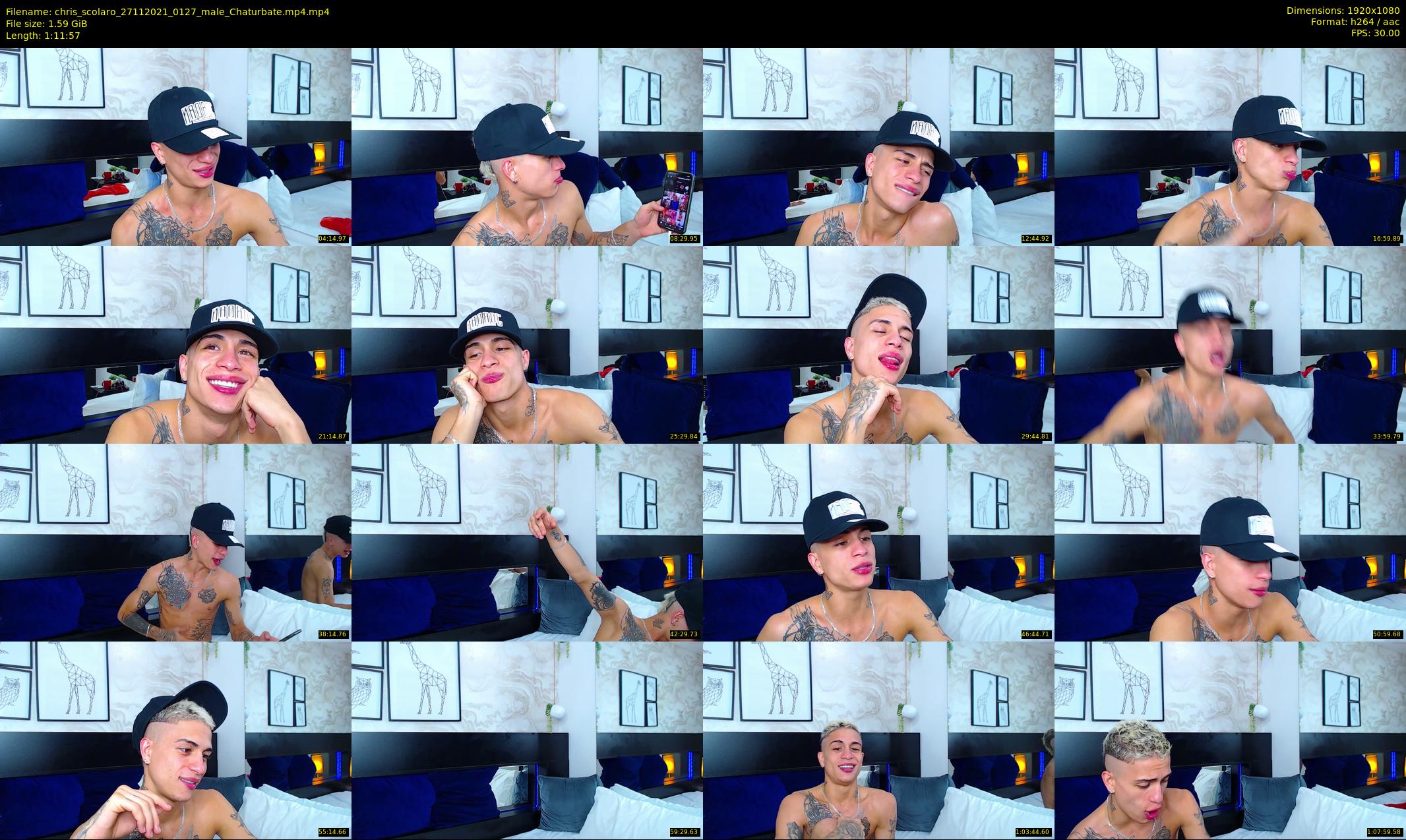 chris_scolaro — 72 minute Chaturbate male cam show recording, 1080p, Nov 27, 2021