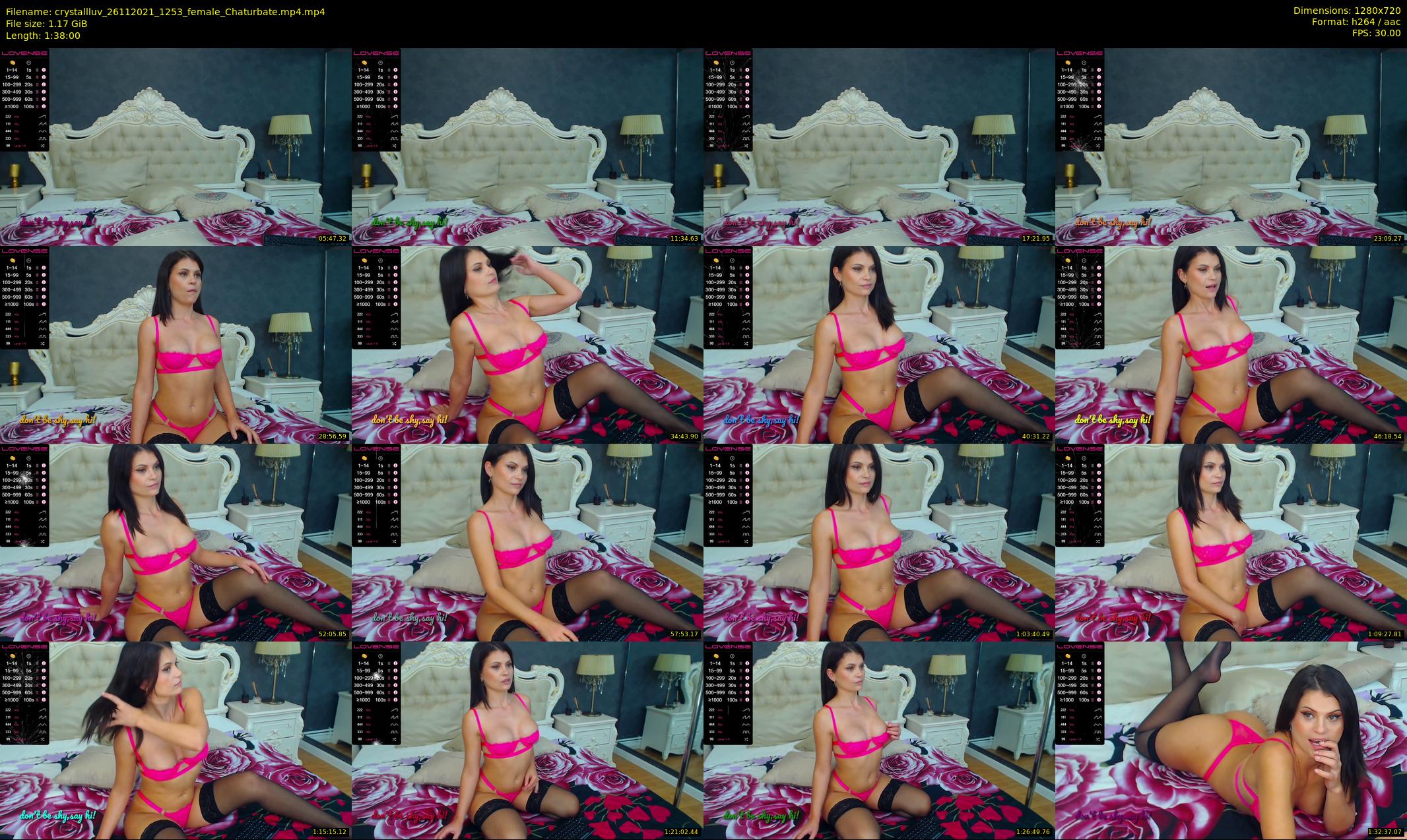 crystallluv — 98 minute Chaturbate female cam show recording, 720p, Nov 26, 2021