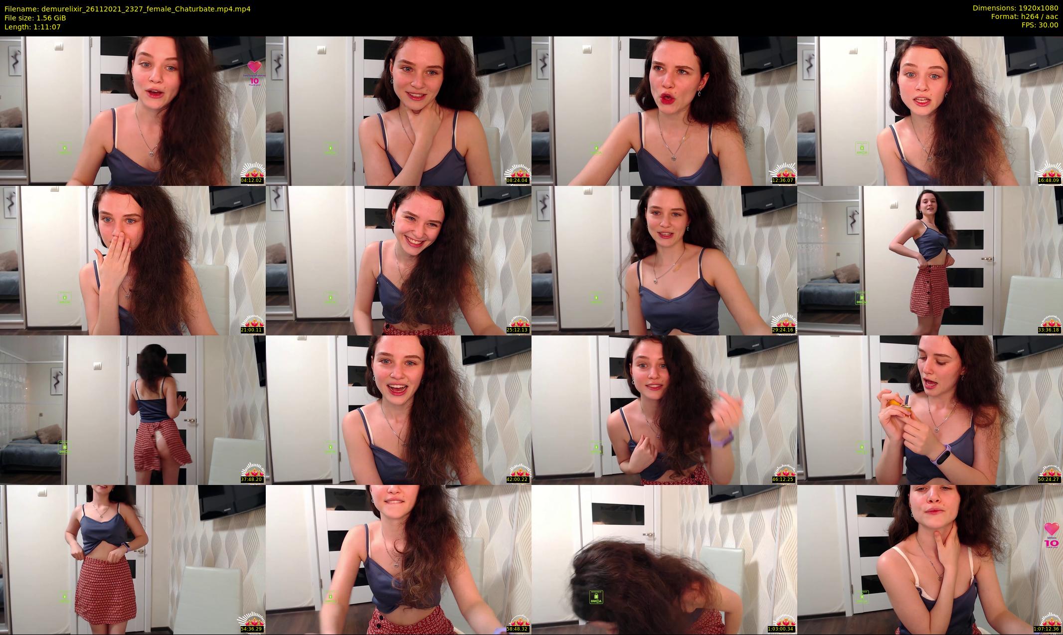 demurelixir — 72 minute Chaturbate female cam show recording, 1080p, Nov 26, 2021