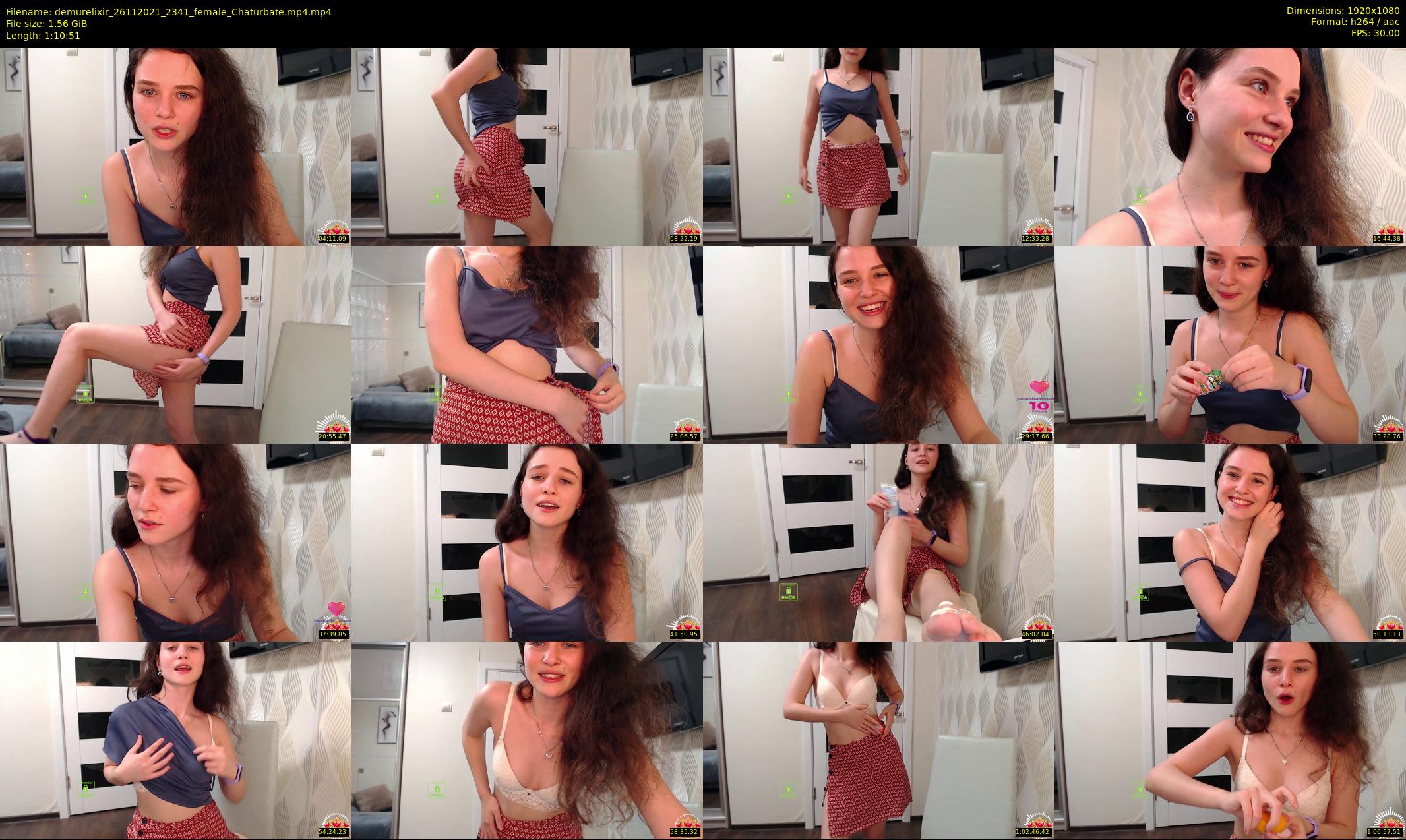 demurelixir — 71 minute Chaturbate female cam show recording, 1080p, Nov 26, 2021