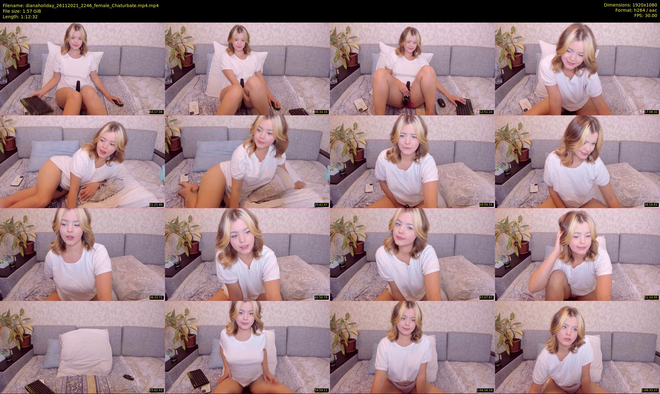 dianaholiday — 73 minute Chaturbate female cam show recording, 1080p, Nov 26, 2021