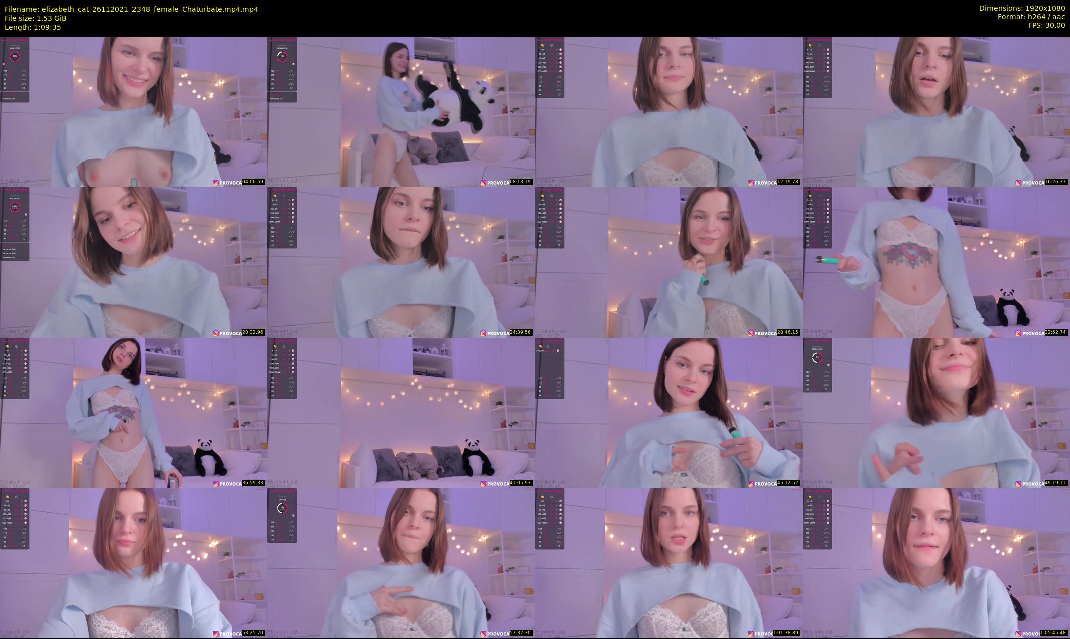 elizabeth_cat — 70 minute Chaturbate female cam show recording, 1080p, Nov 26, 2021