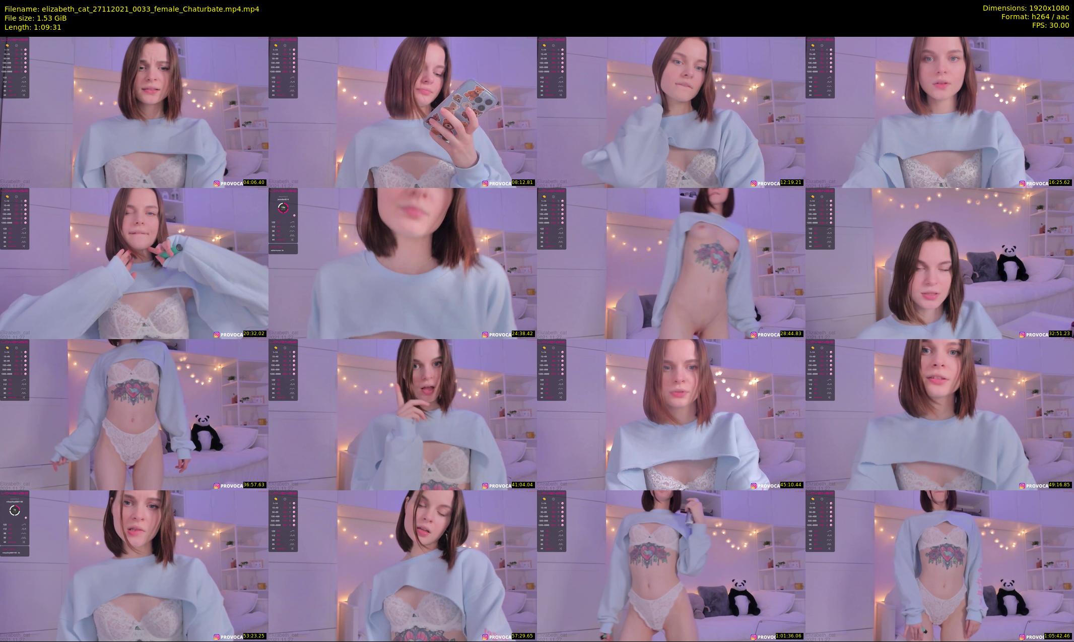 elizabeth_cat — 70 minute Chaturbate female cam show recording, 1080p, Nov 27, 2021