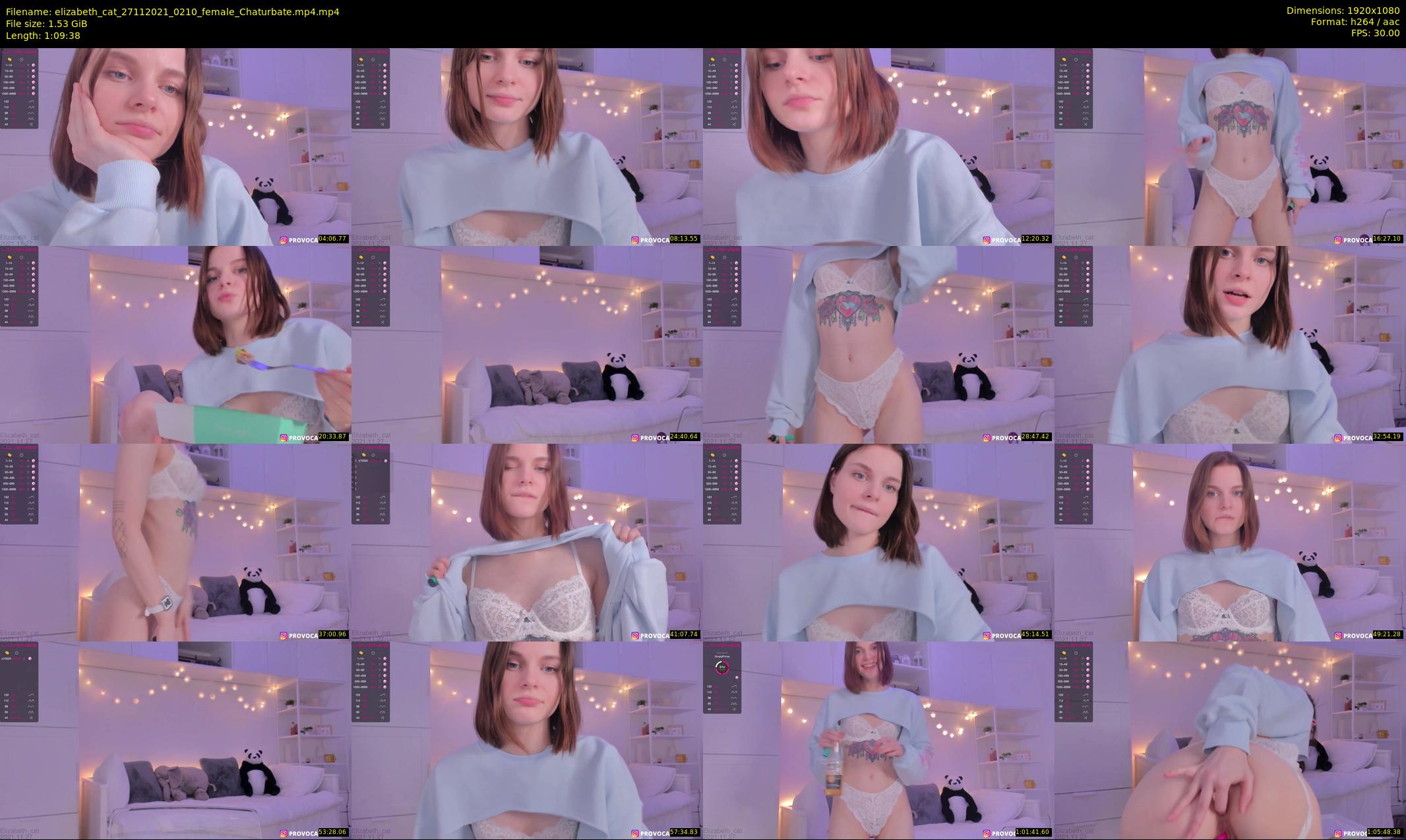 elizabeth_cat — 70 minute Chaturbate female cam show recording, 1080p, Nov 27, 2021