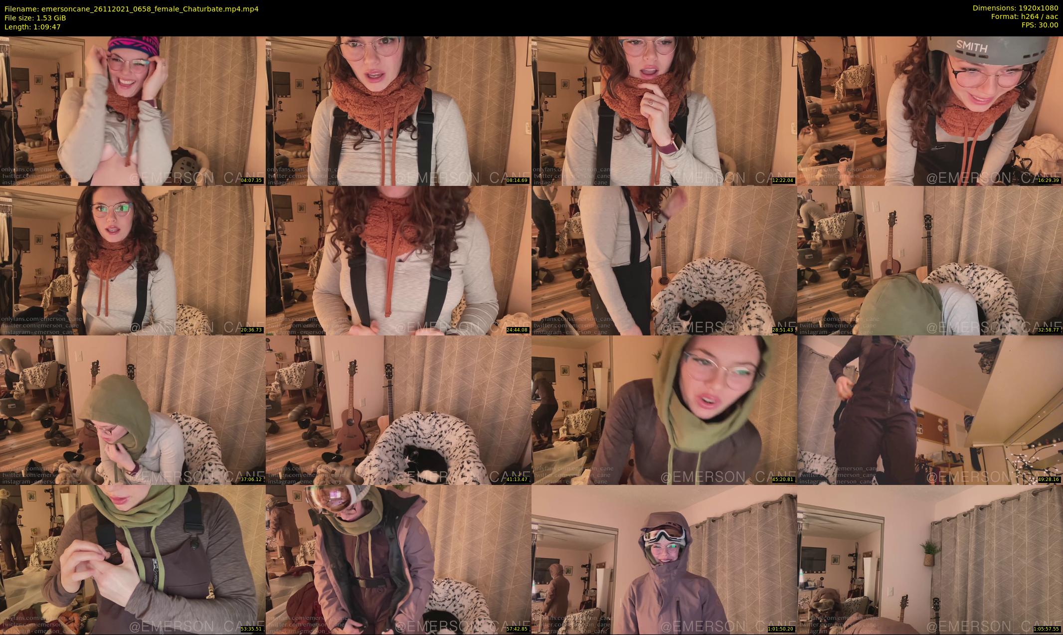 emersoncane — 70 minute Chaturbate female cam show recording, 1080p, Nov 26, 2021