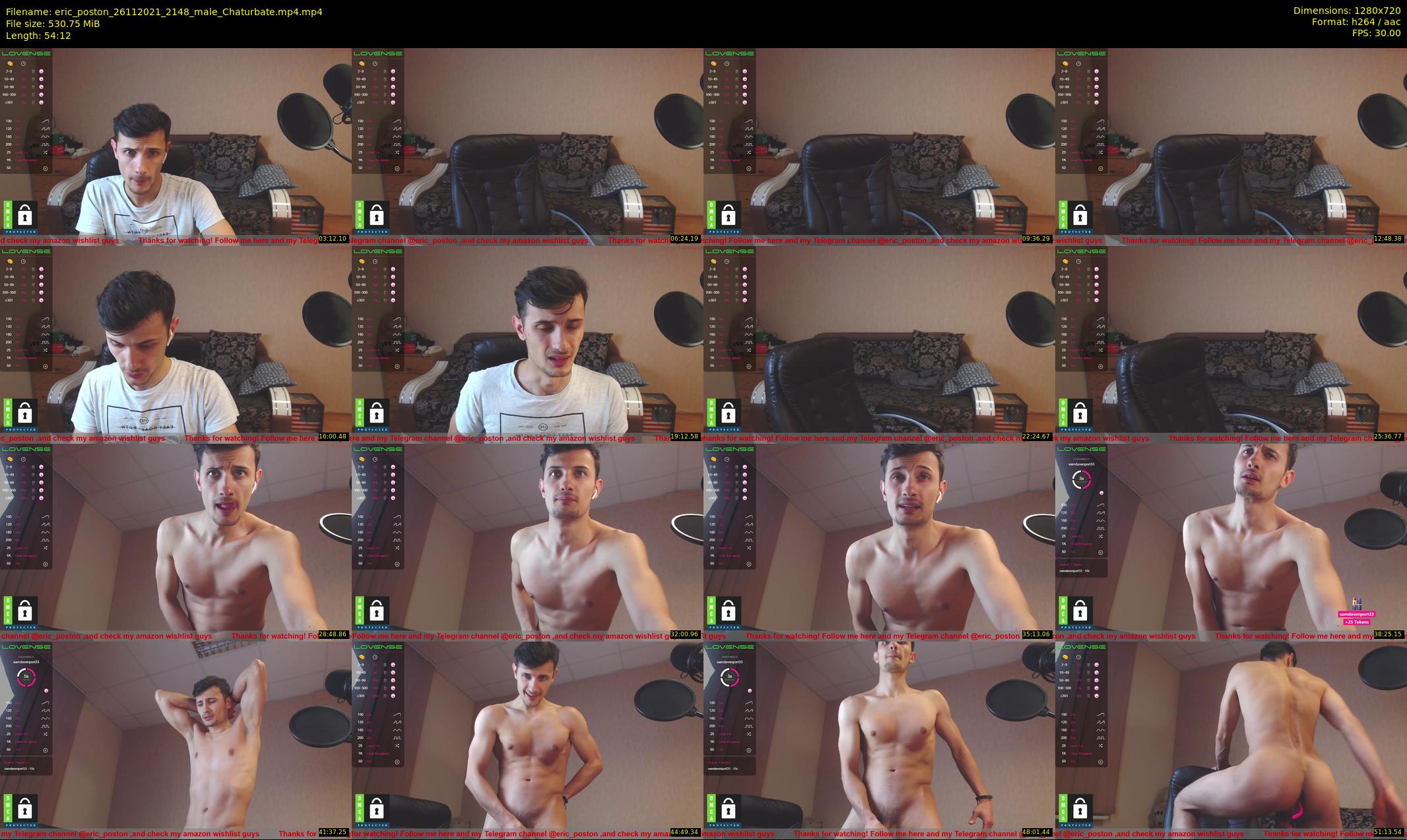 eric_poston — 55 minute Chaturbate male cam show recording, 720p, Nov 26, 2021