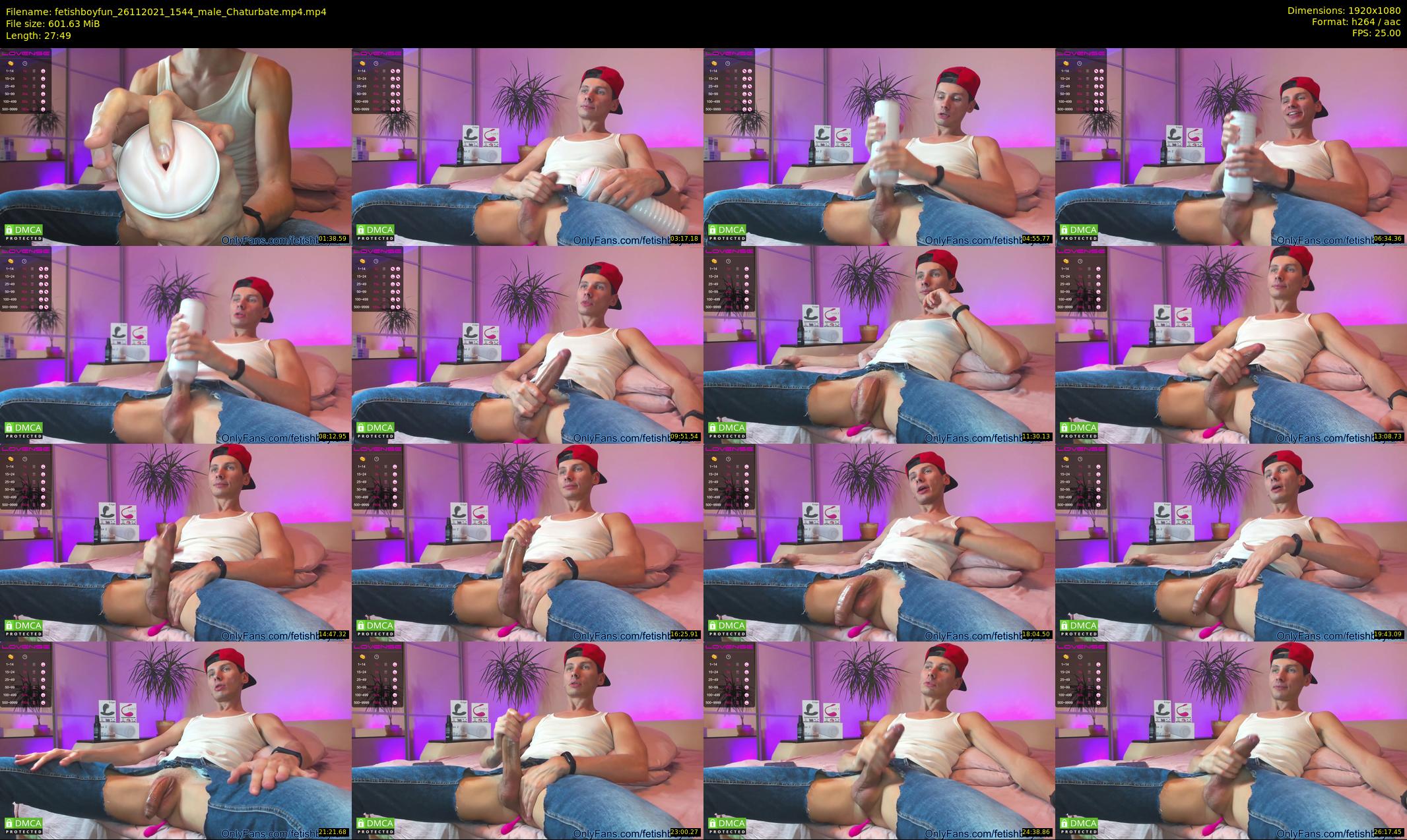 fetishboyfun — 28 minute Chaturbate male cam show recording, 1080p, Nov 26, 2021