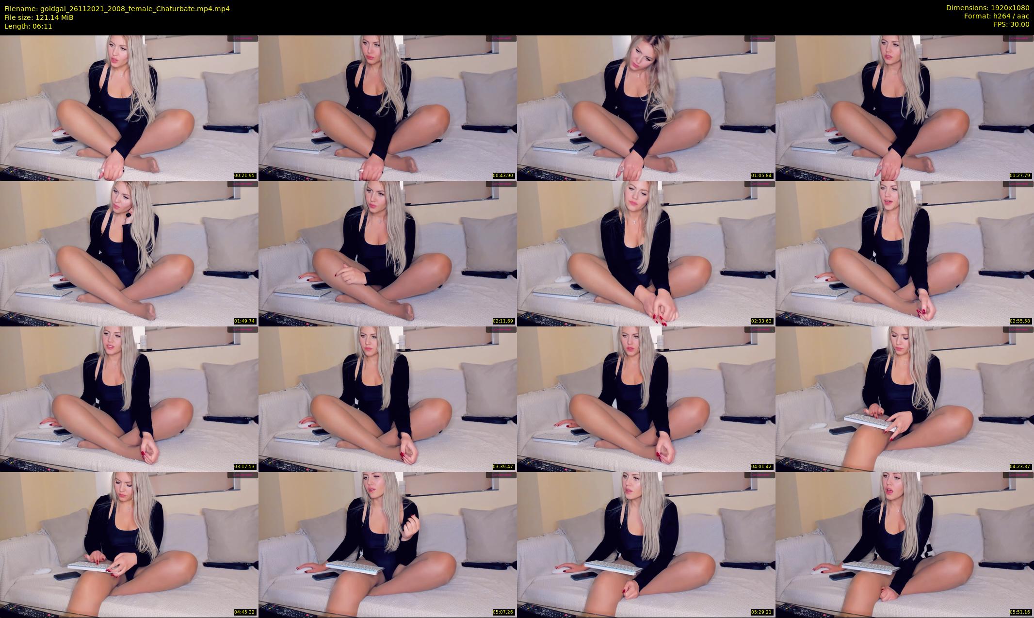 goldgal — 7 minute Chaturbate female cam show recording, 1080p, Nov 26, 2021