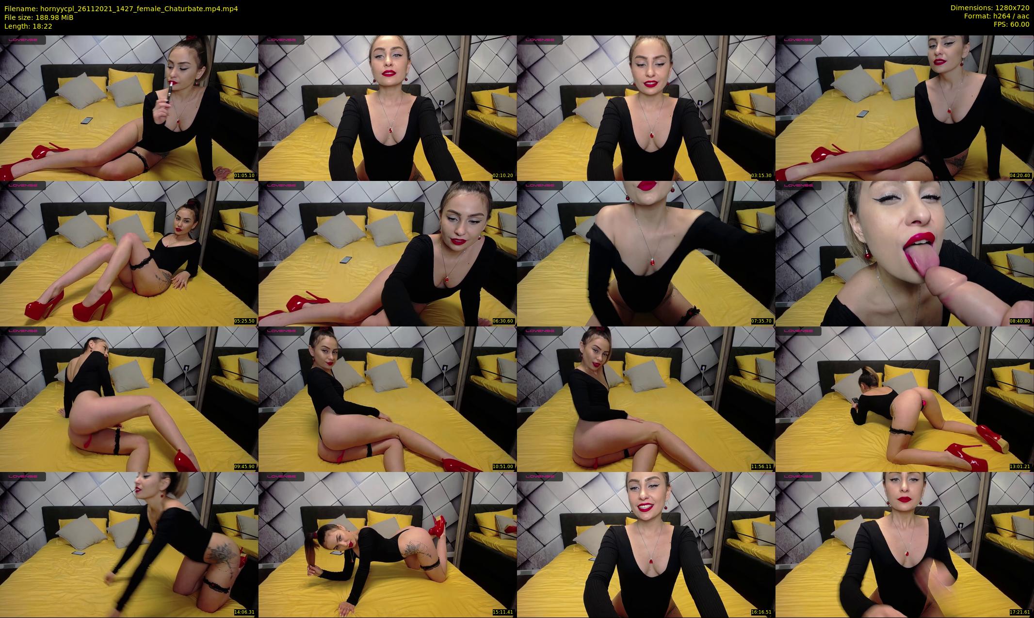 hornyycpl — 19 minute Chaturbate couple cam show recording, 720p, Nov 26, 2021