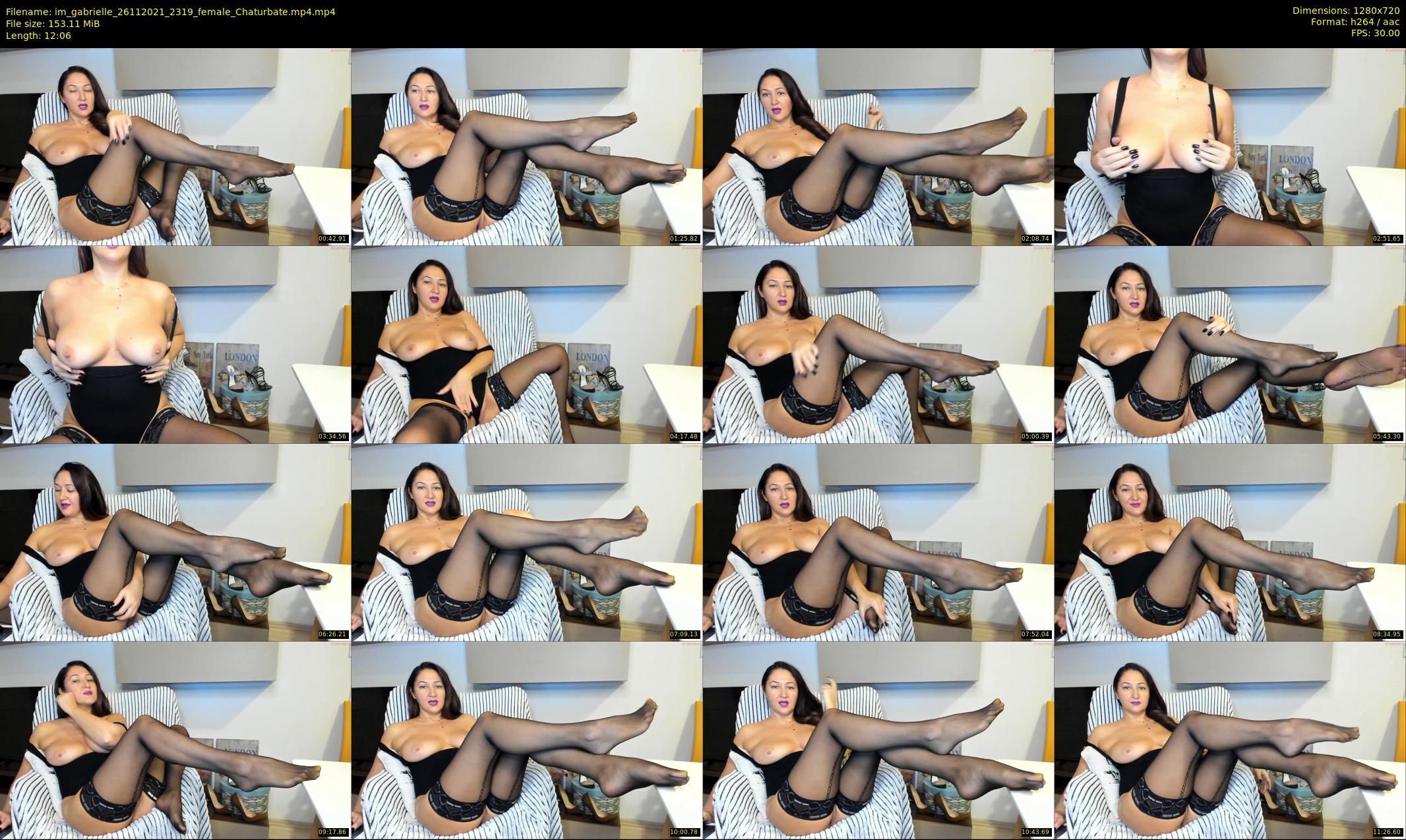 im_gabrielle — 13 minute Chaturbate female cam show recording, 720p, Nov 26, 2021