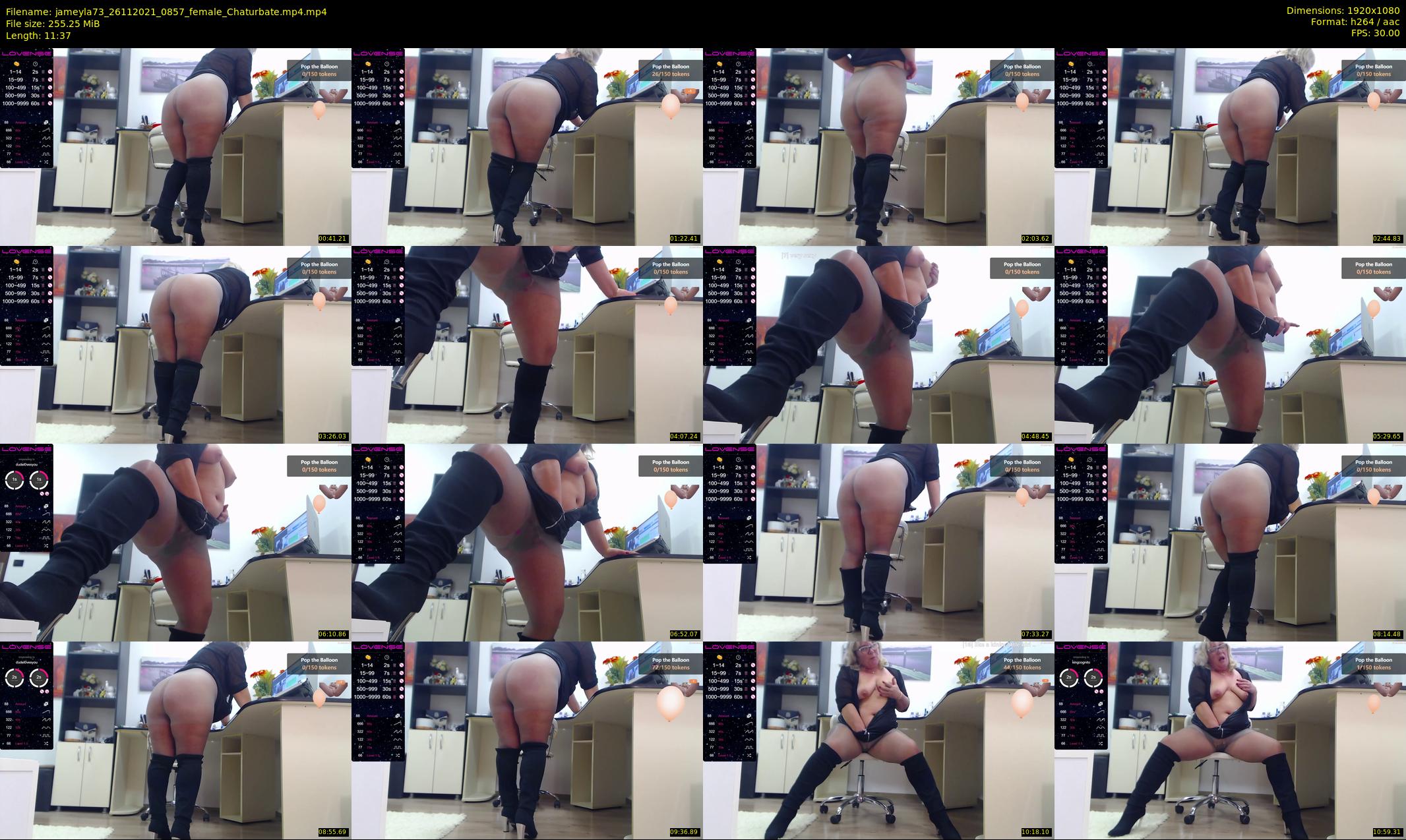 jameyla73 — 12 minute Chaturbate female cam show recording, 1080p, Nov 26, 2021