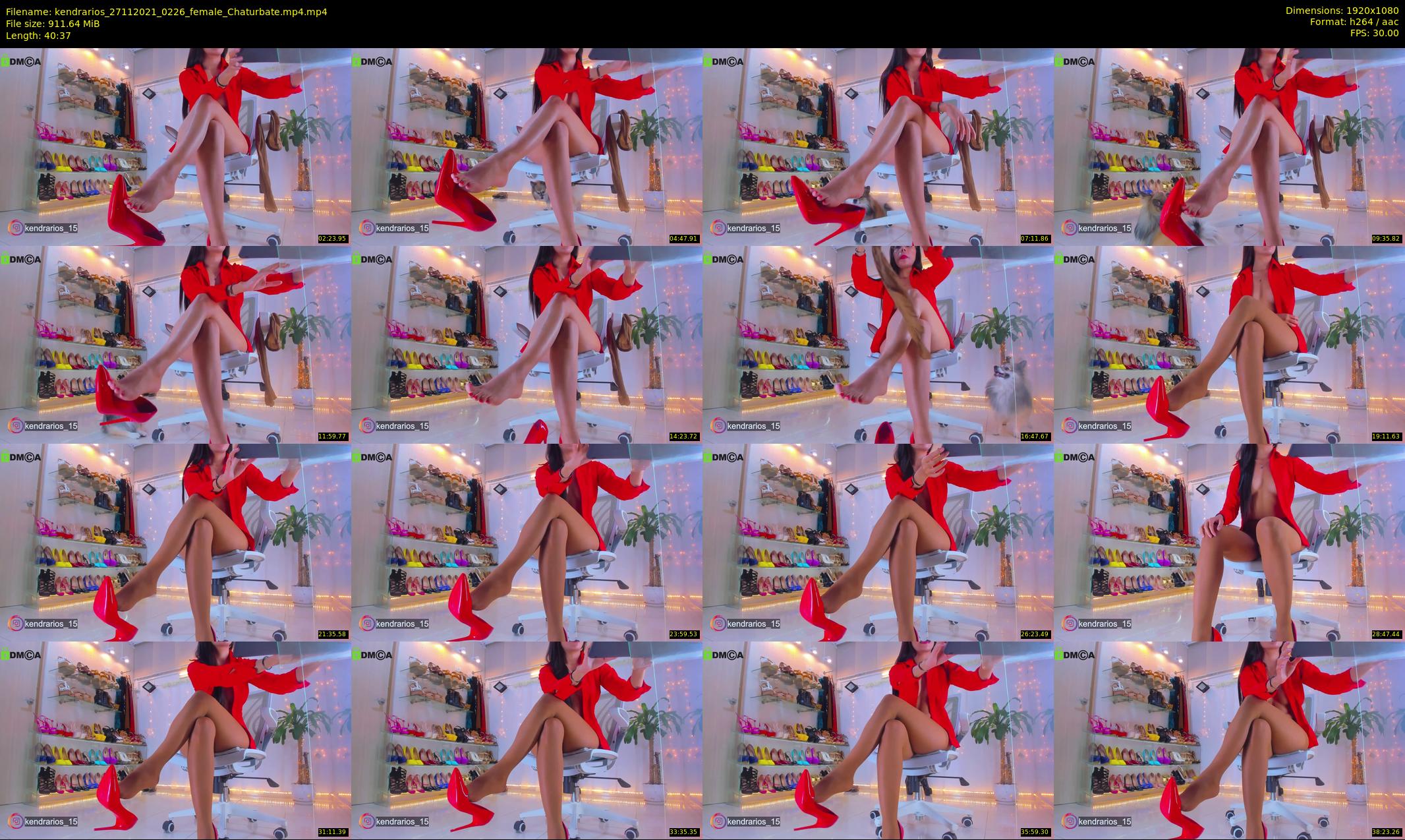 kendrarios — 41 minute Chaturbate female cam show recording, 1080p, Nov 27, 2021