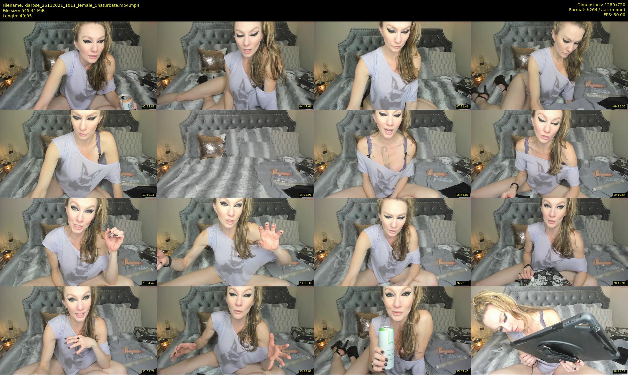 kiarose — 41 minute Chaturbate female cam show recording, 720p, Nov 26, 2021