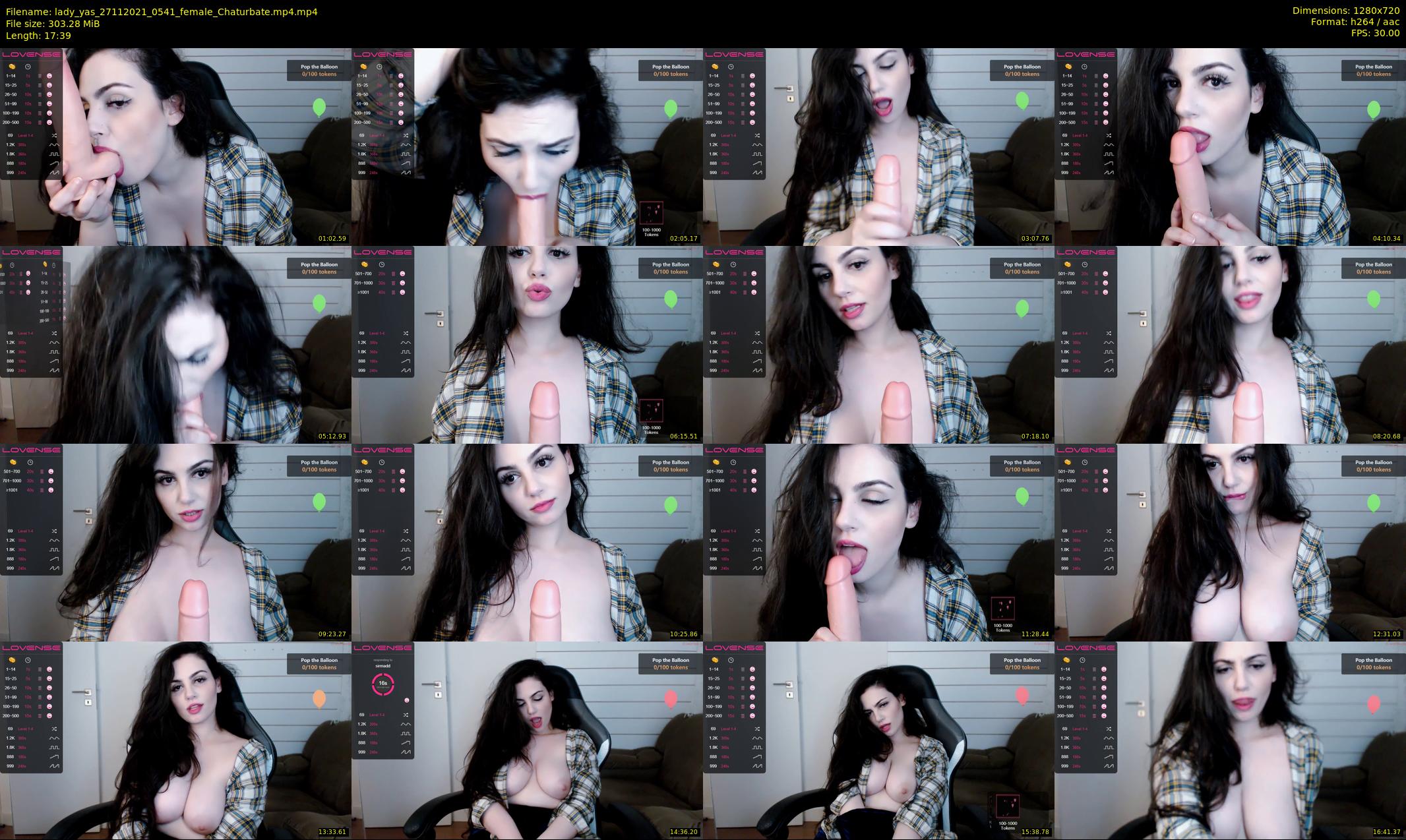 lady_yas — 18 minute Chaturbate female cam show recording, 720p, Nov 27, 2021