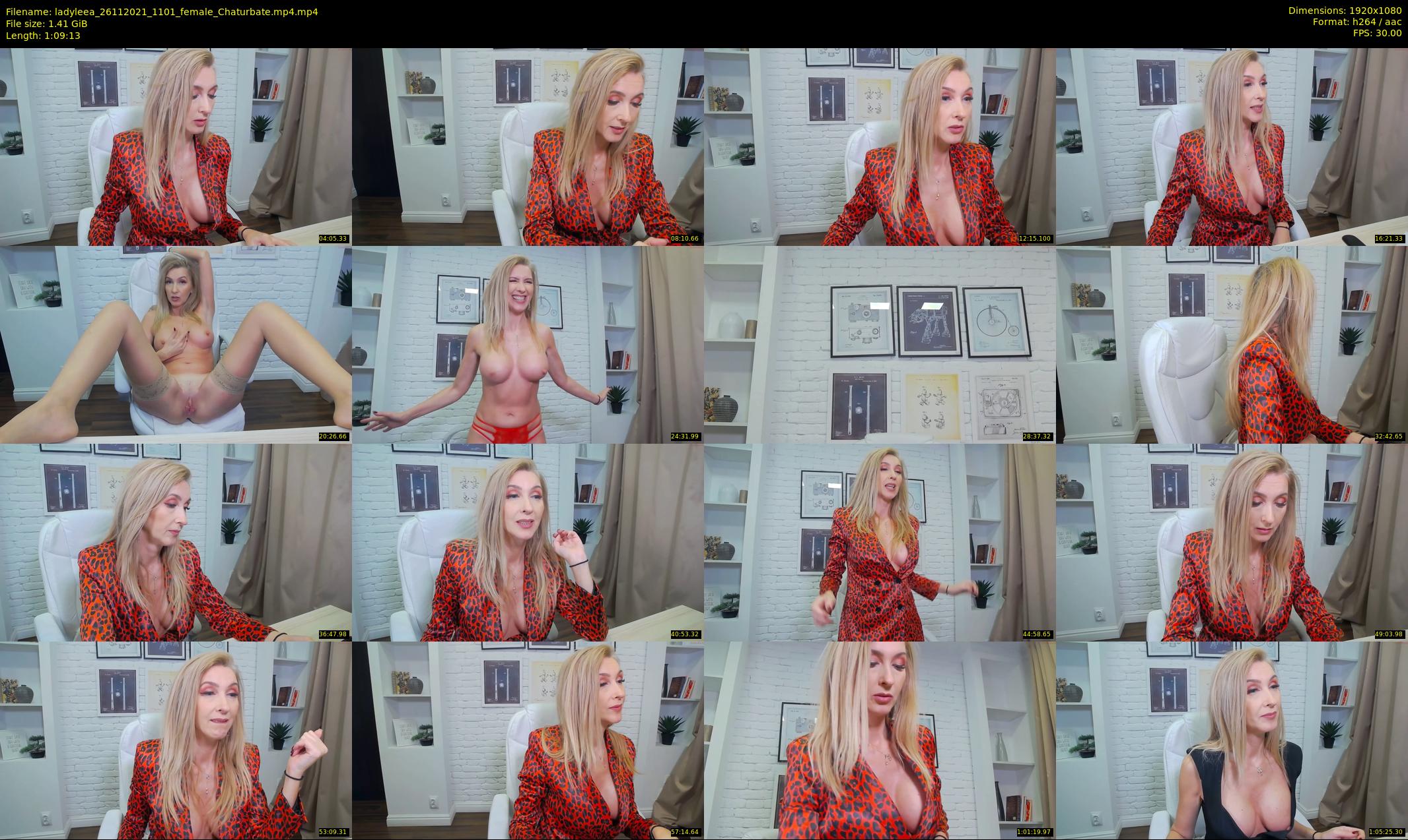 ladyleea — 70 minute Chaturbate female cam show recording, 1080p, Nov 26, 2021