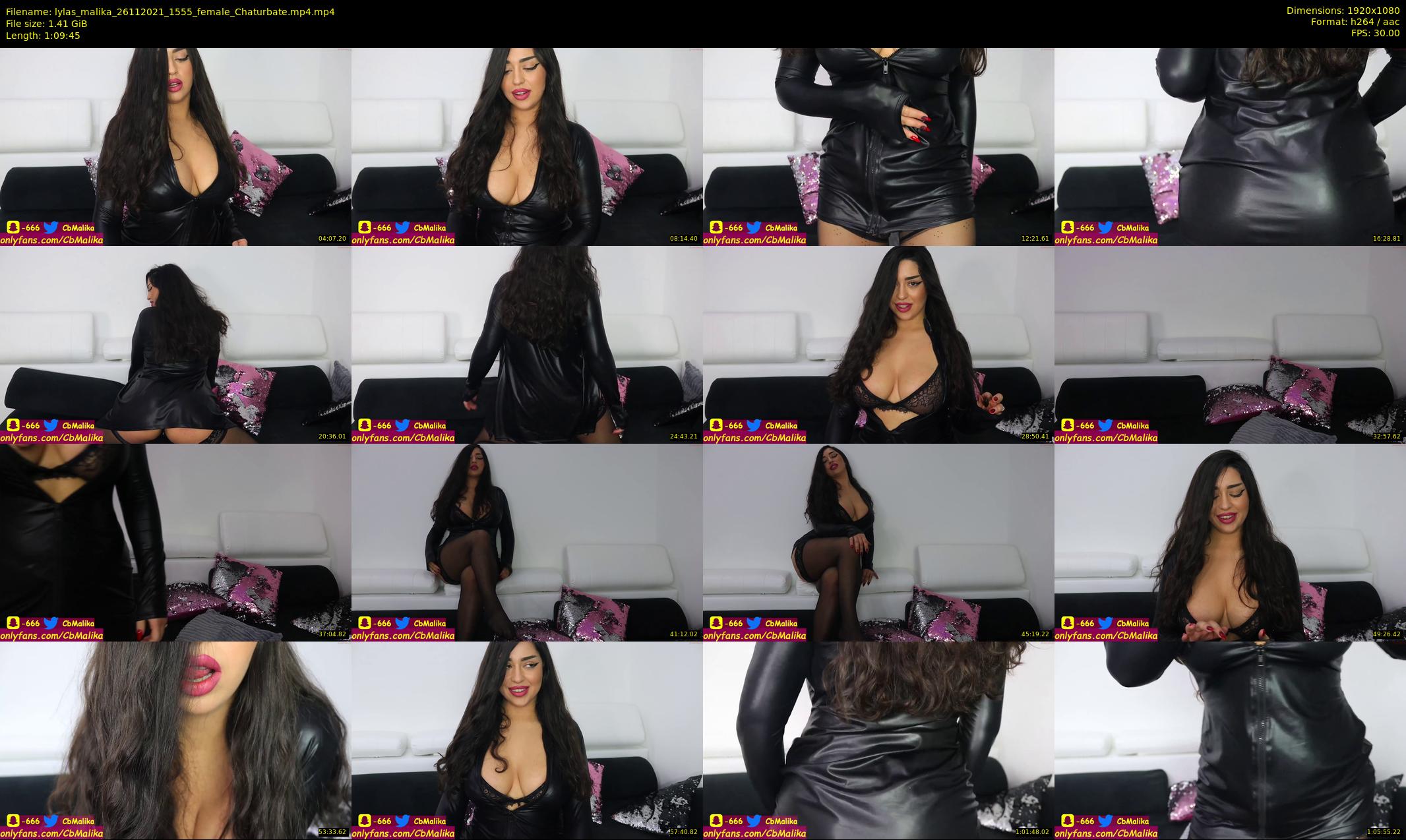 lylas_malika — 70 minute Chaturbate female cam show recording, 1080p, Nov 26, 2021