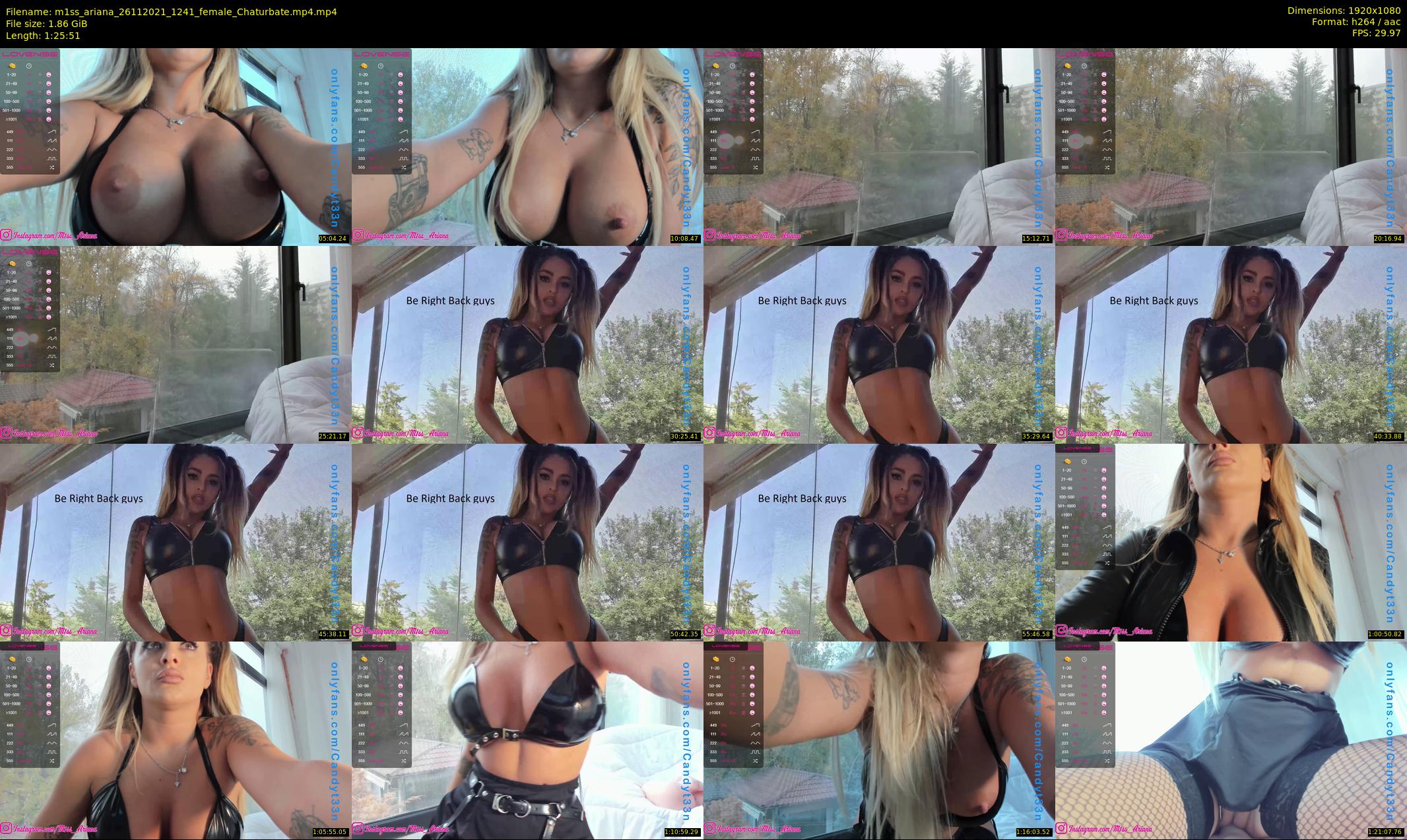 m1ss_ariana — 86 minute Chaturbate female cam show recording, 1080p, Nov 26, 2021