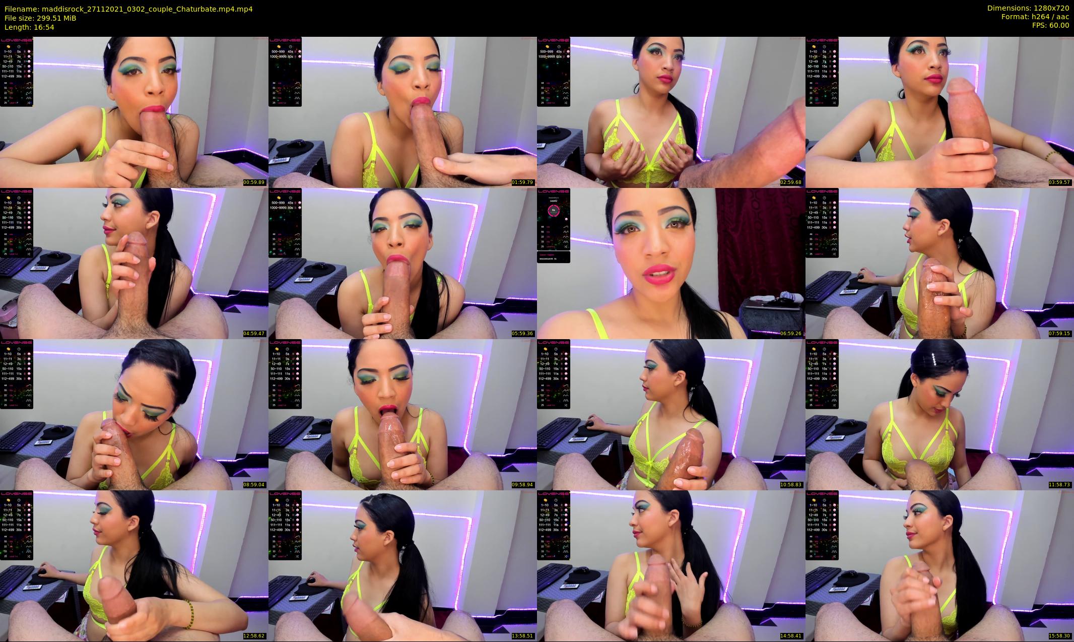 maddisrock — 17 minute Chaturbate couple cam show recording, 720p, Nov 27, 2021