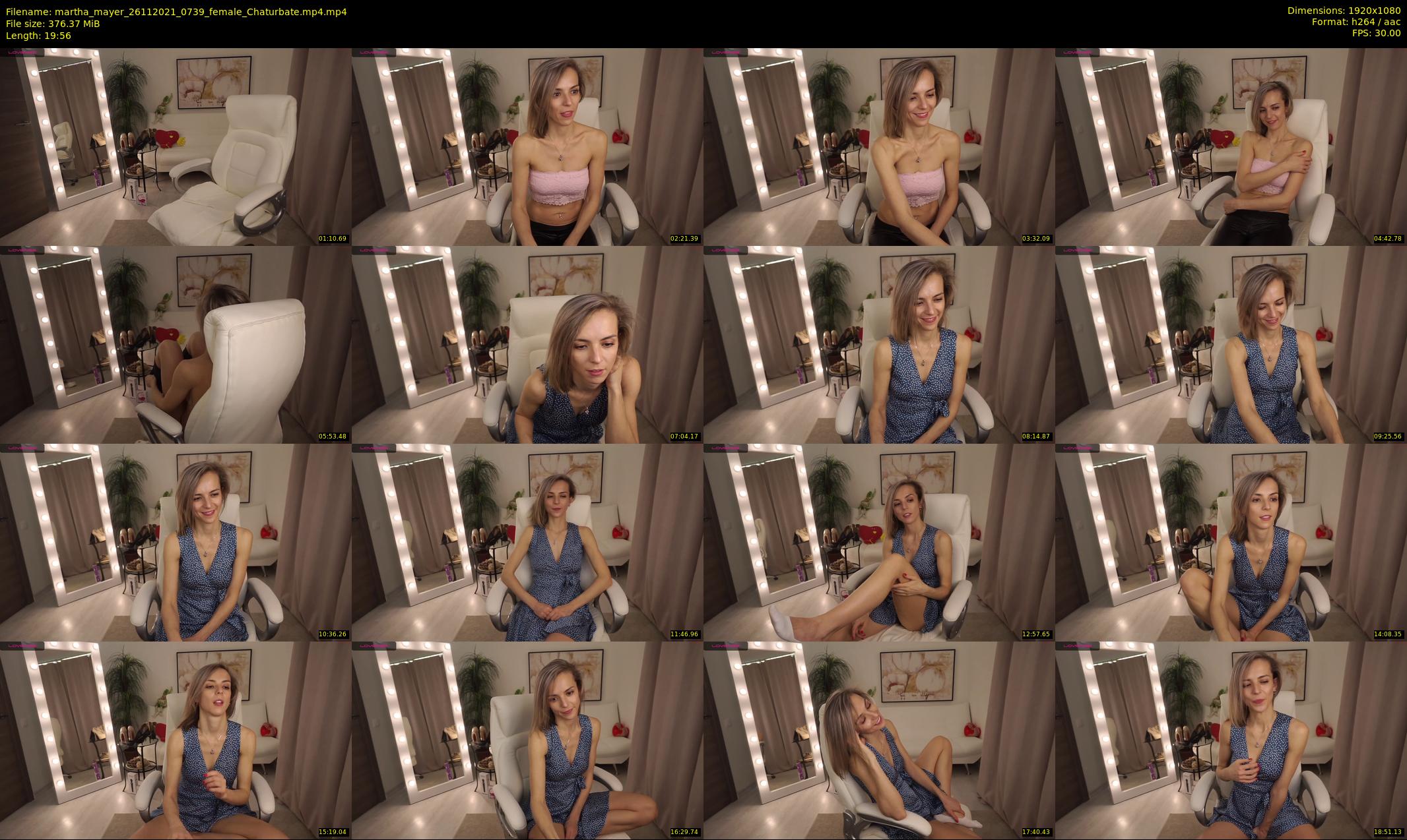 martha_mayer — 20 minute Chaturbate female cam show recording, 1080p, Nov 26, 2021