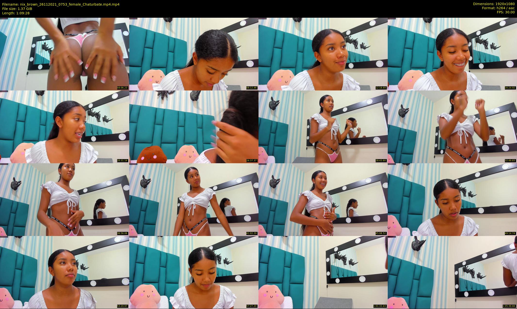 nix_brown — 70 minute Chaturbate female cam show recording, 1080p, Nov 26, 2021