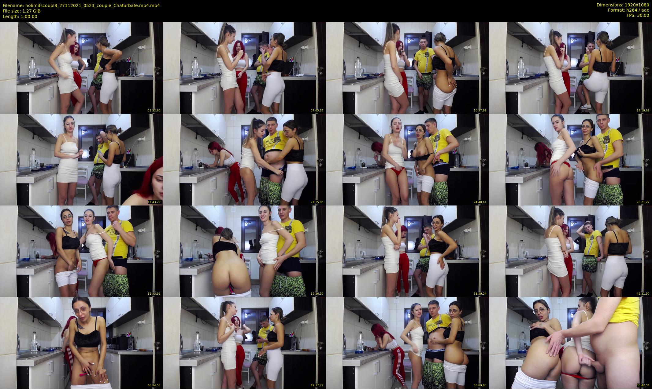 nolimitscoupl3 — 60 minute Chaturbate couple cam show recording, 1080p, Nov 27, 2021