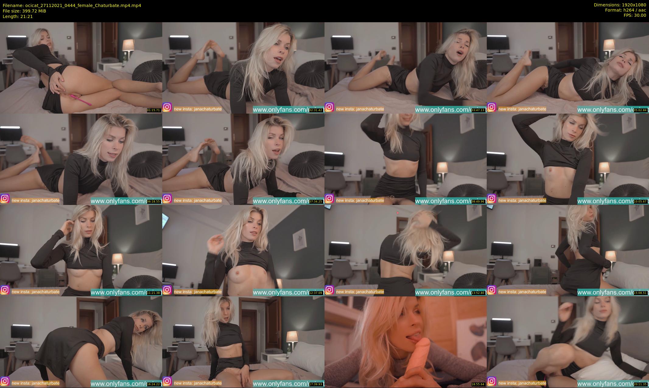 ocicat — 22 minute Chaturbate female cam show recording, 1080p, Nov 27, 2021