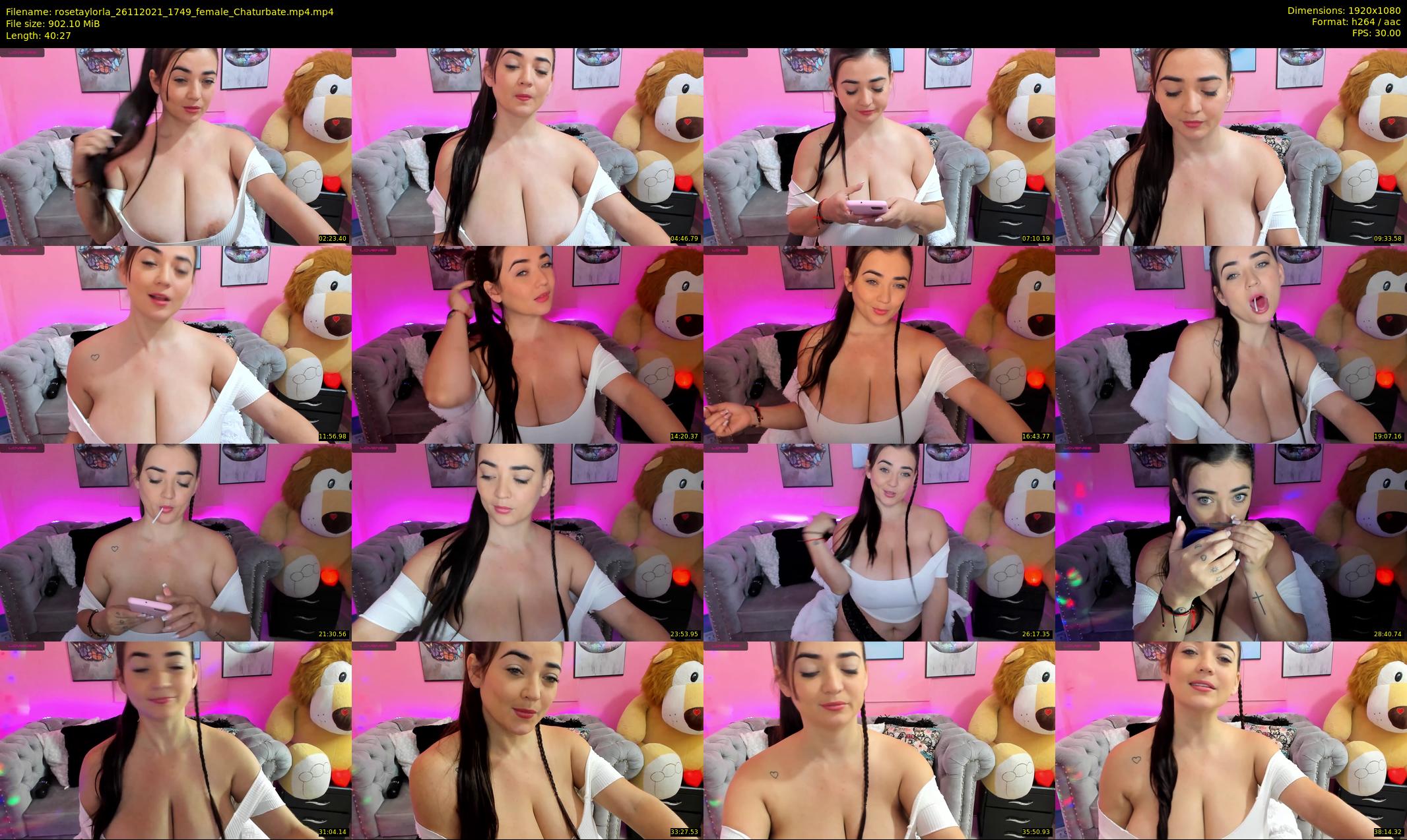 rosetaylorla — 41 minute Chaturbate female cam show recording, 1080p, Nov 26, 2021
