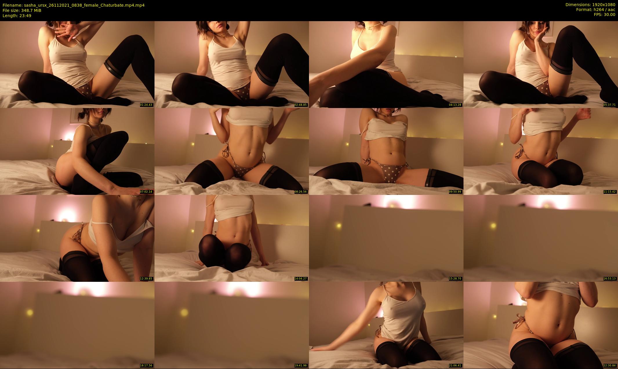 sasha_ursx — 24 minute Chaturbate female cam show recording, 1080p, Nov 26, 2021