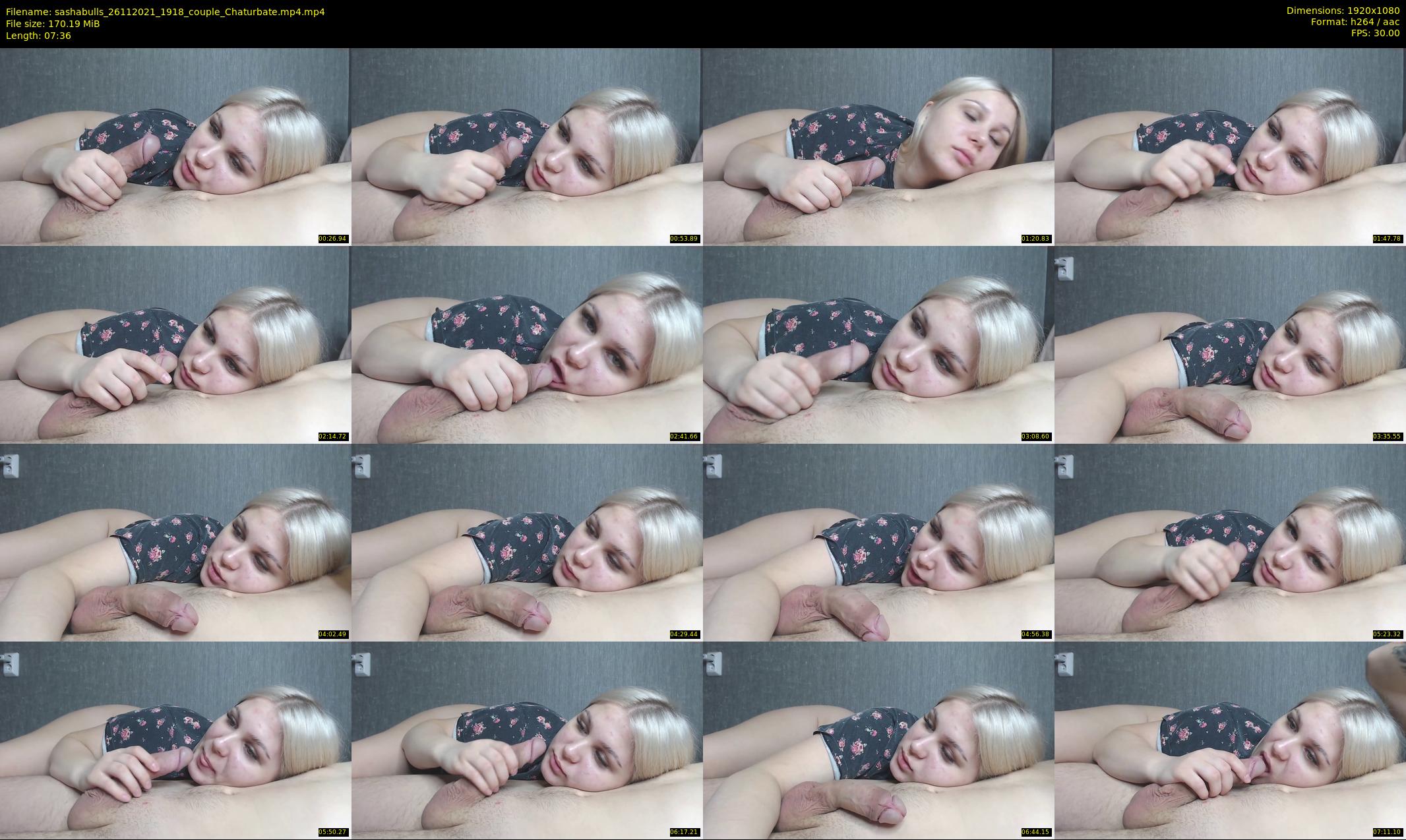sashabulls — 8 minute Chaturbate couple cam show recording, 1080p, Nov 26, 2021