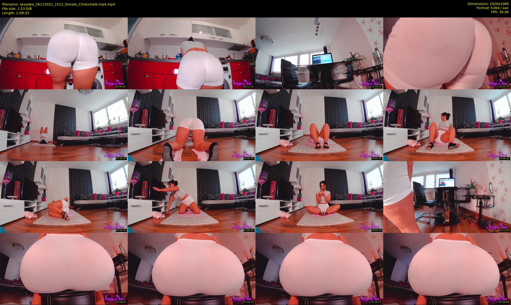 sexydea — 70 minute Chaturbate female cam show recording, 1080p, Nov 26, 2021