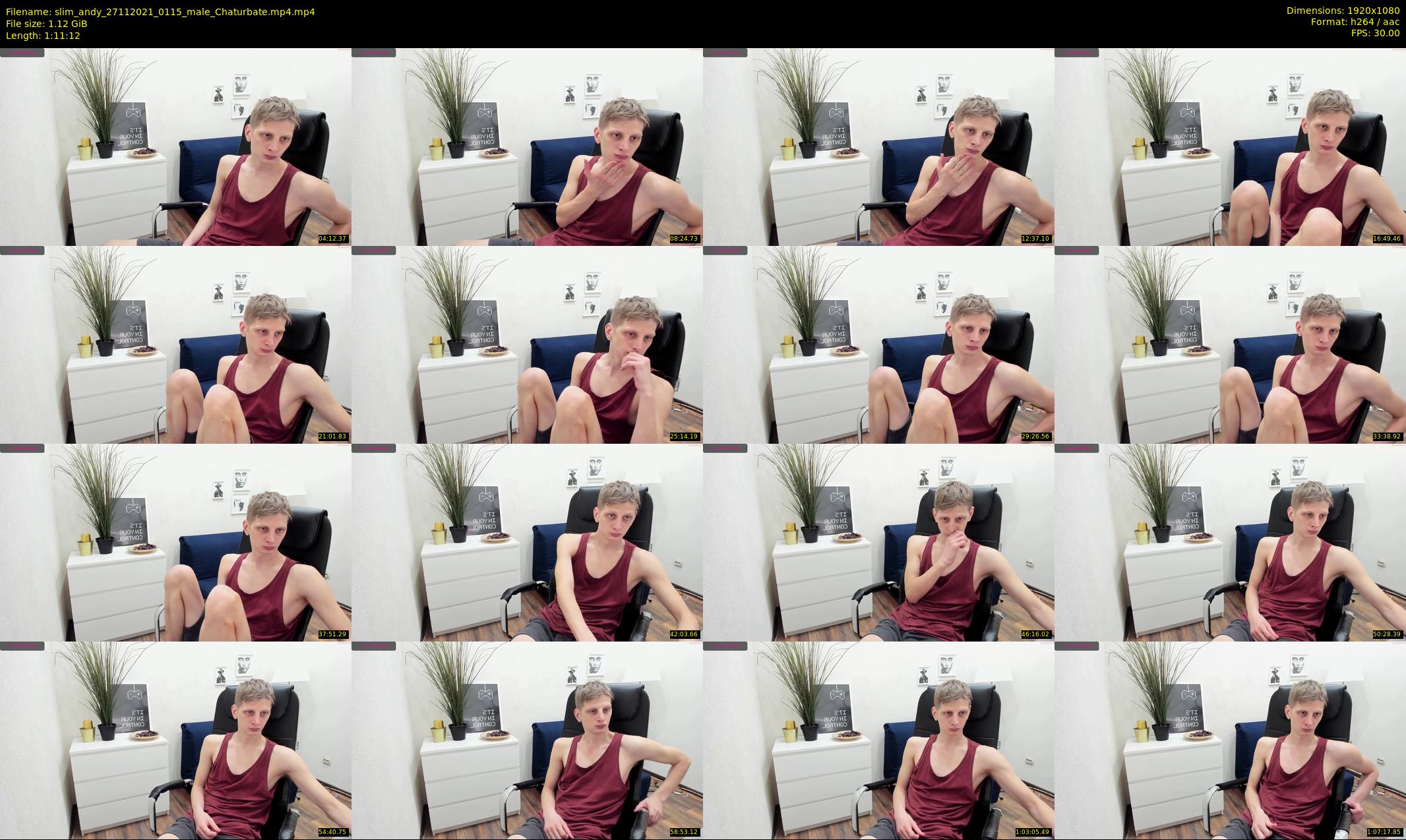 slim_andy — 72 minute Chaturbate male cam show recording, 1080p, Nov 27, 2021