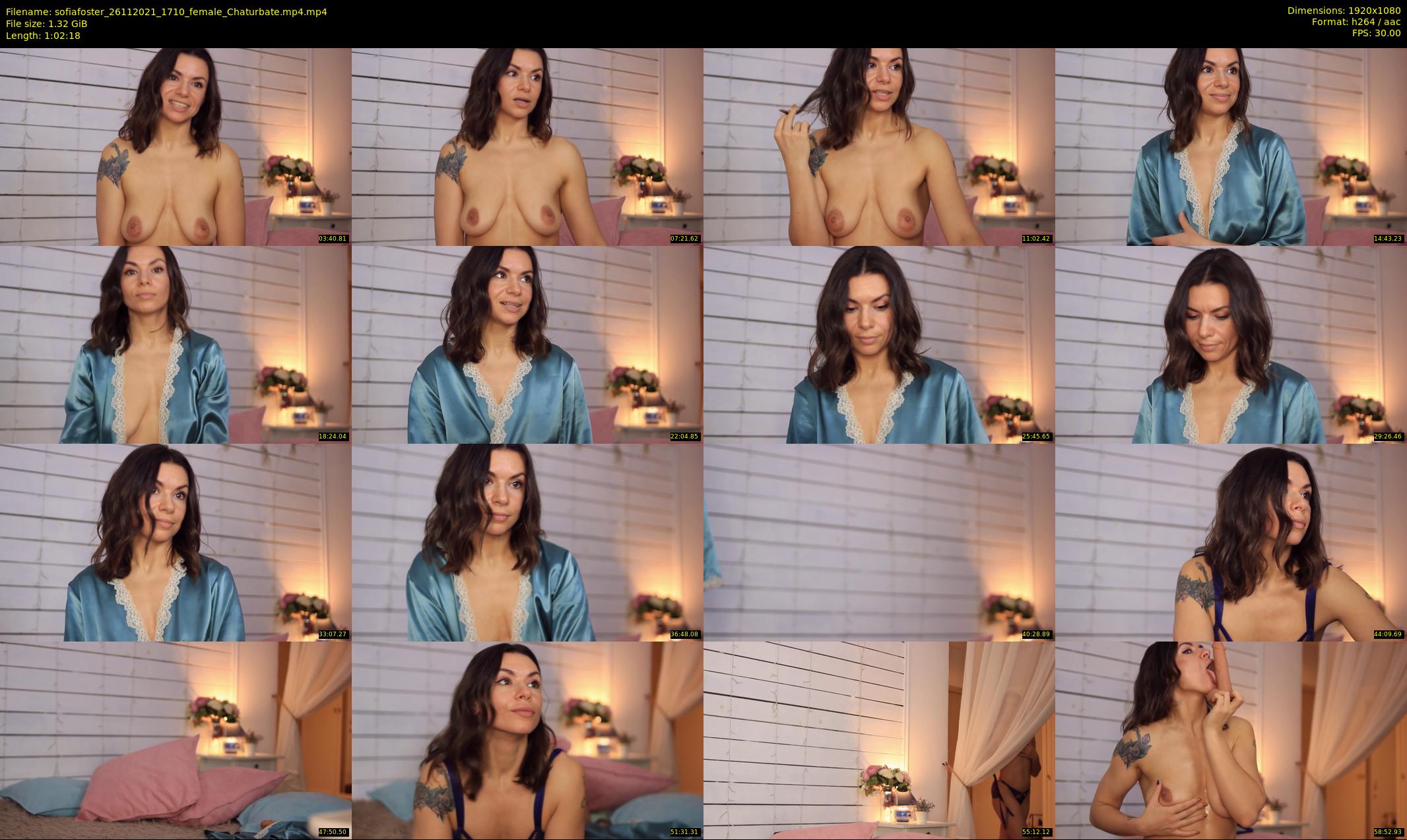 sofiafoster — 63 minute Chaturbate female cam show recording, 1080p, Nov 26, 2021
